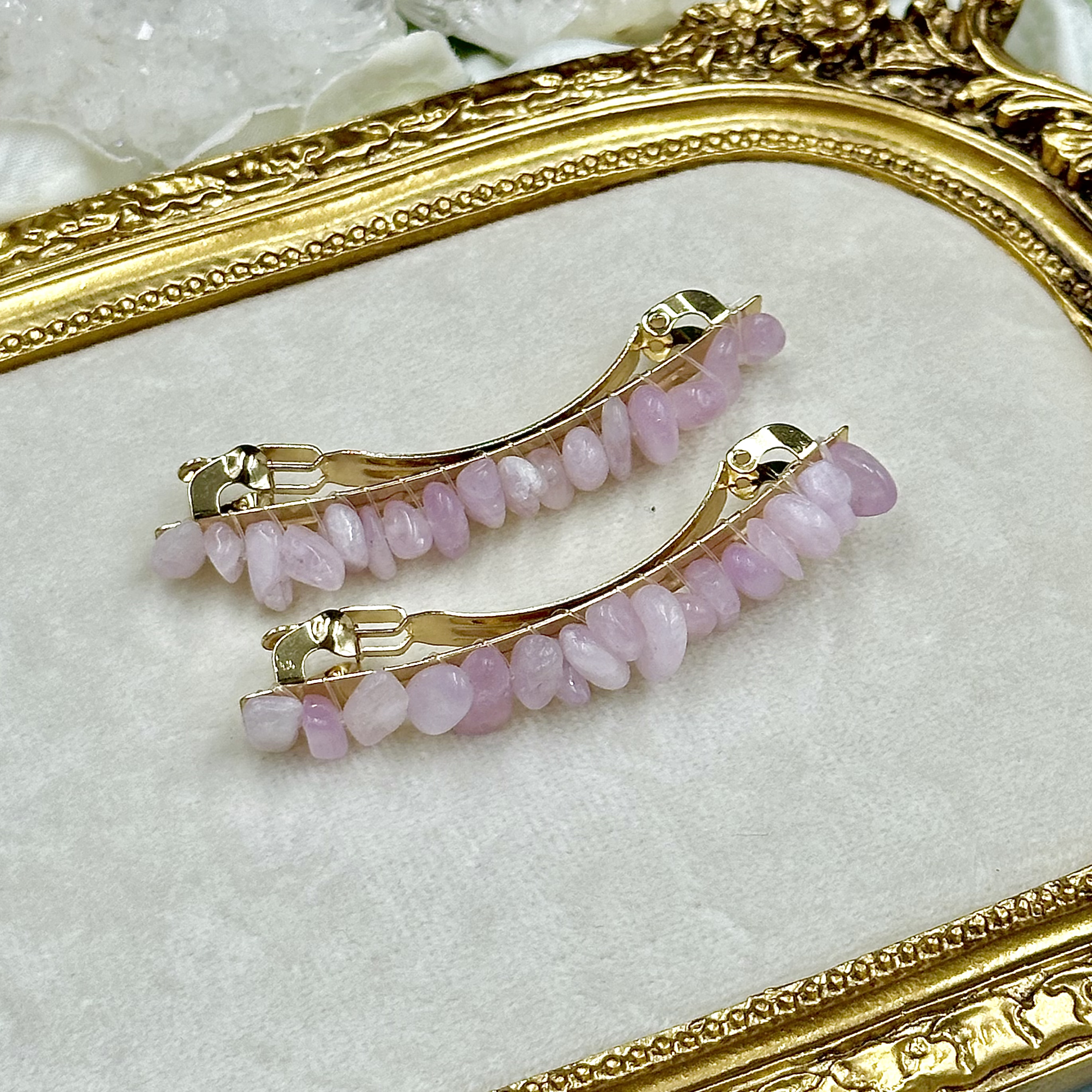 Kunzite CRZhairclip