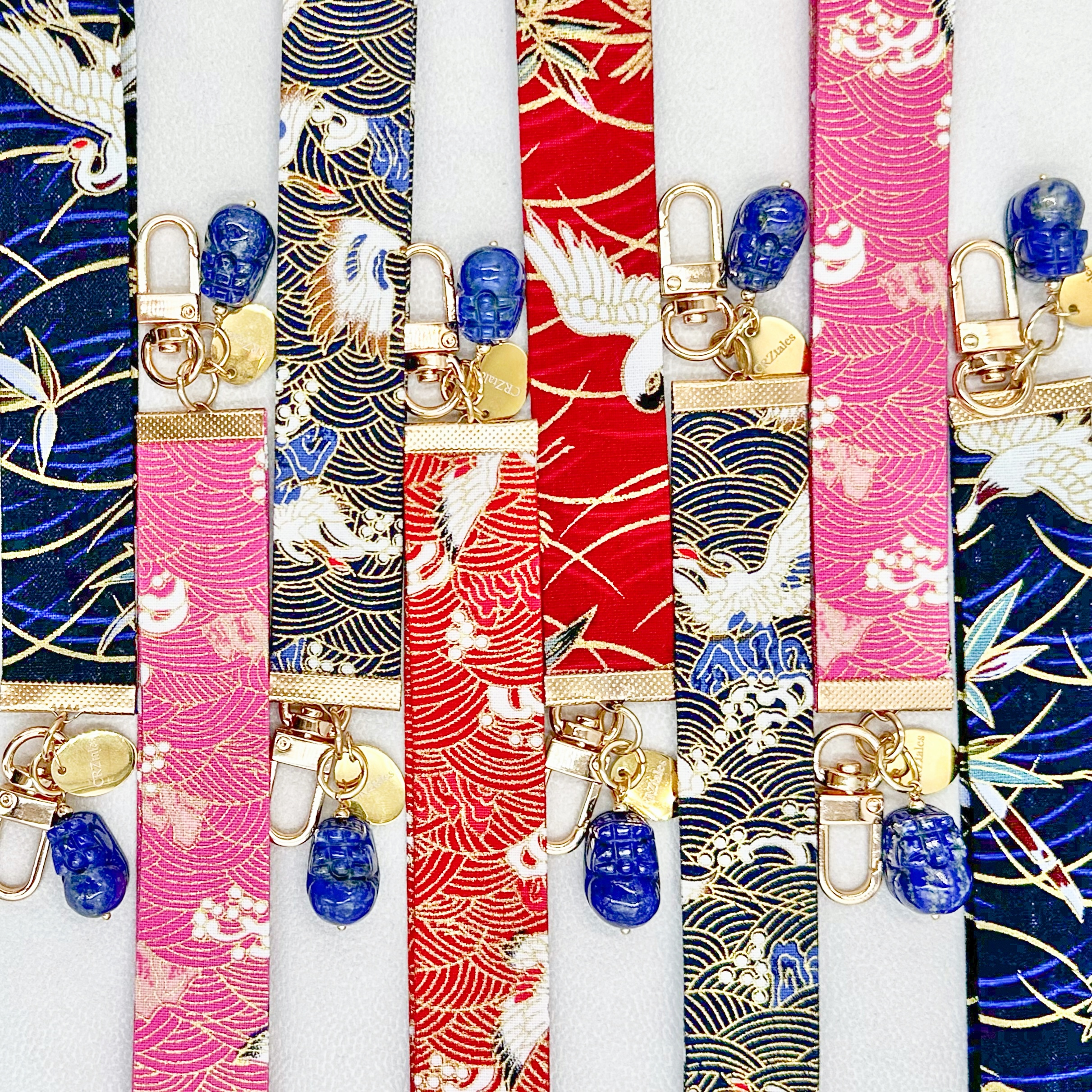 Lapis Lazuli Pixiu CRZFabWristlet