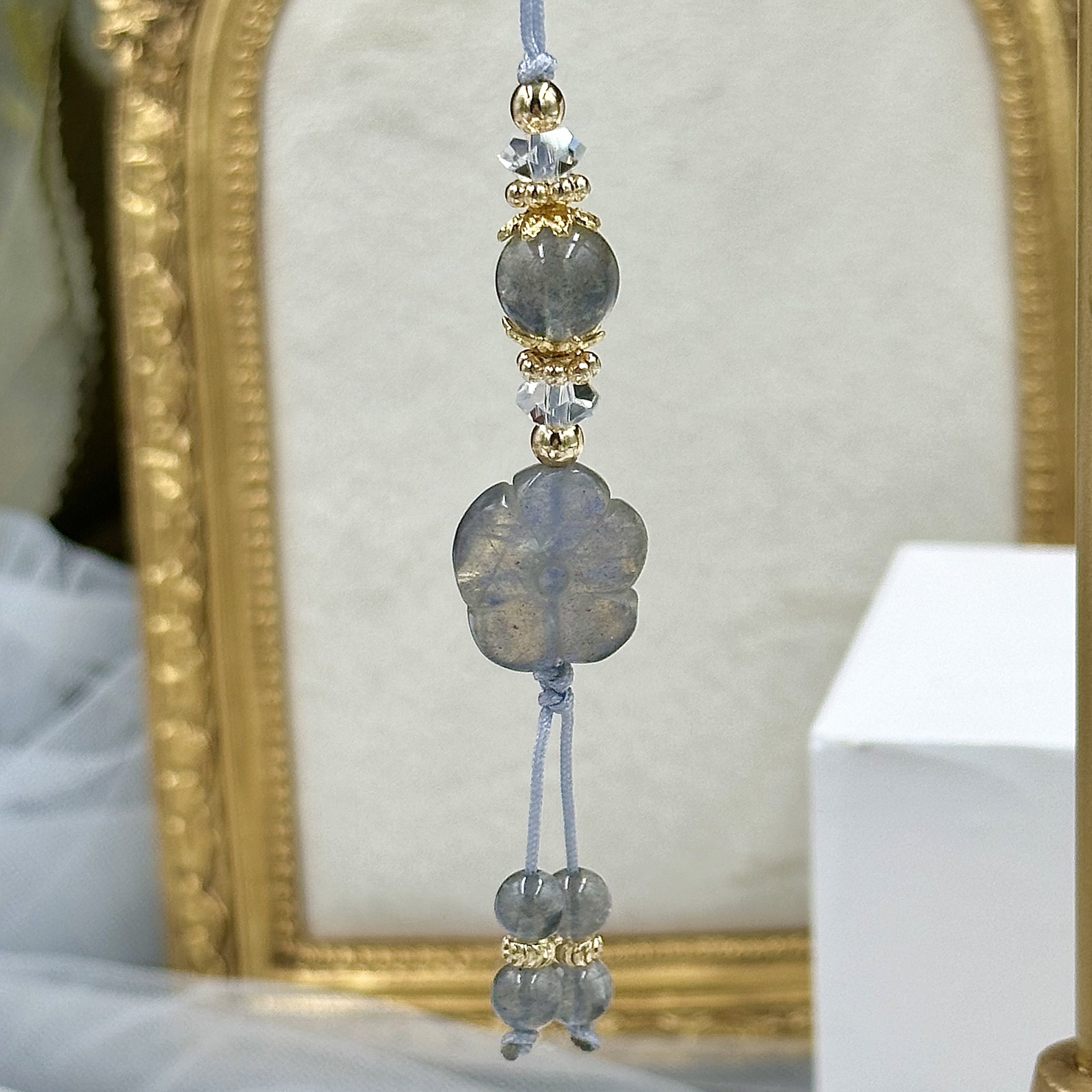 Labradorite Flower HP Strap