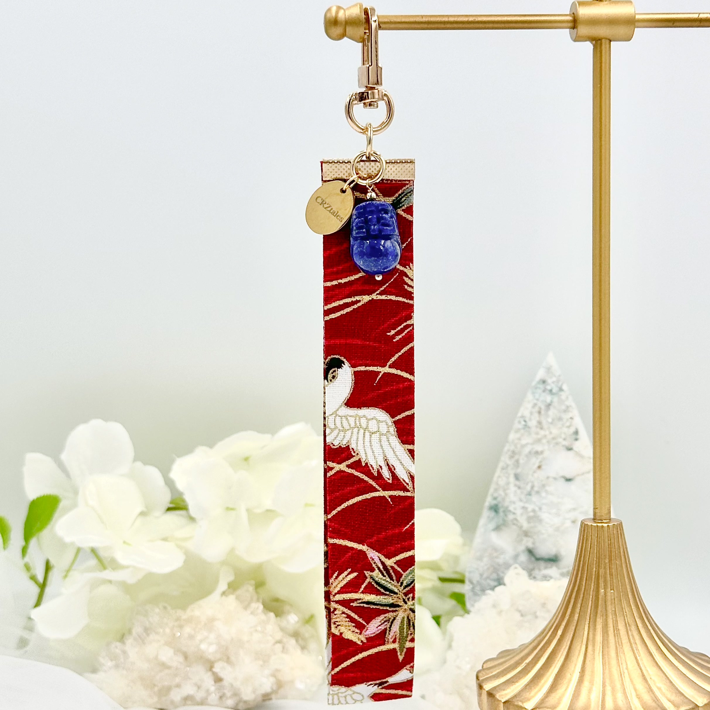 Lapis Lazuli Pixiu CRZFabWristlet