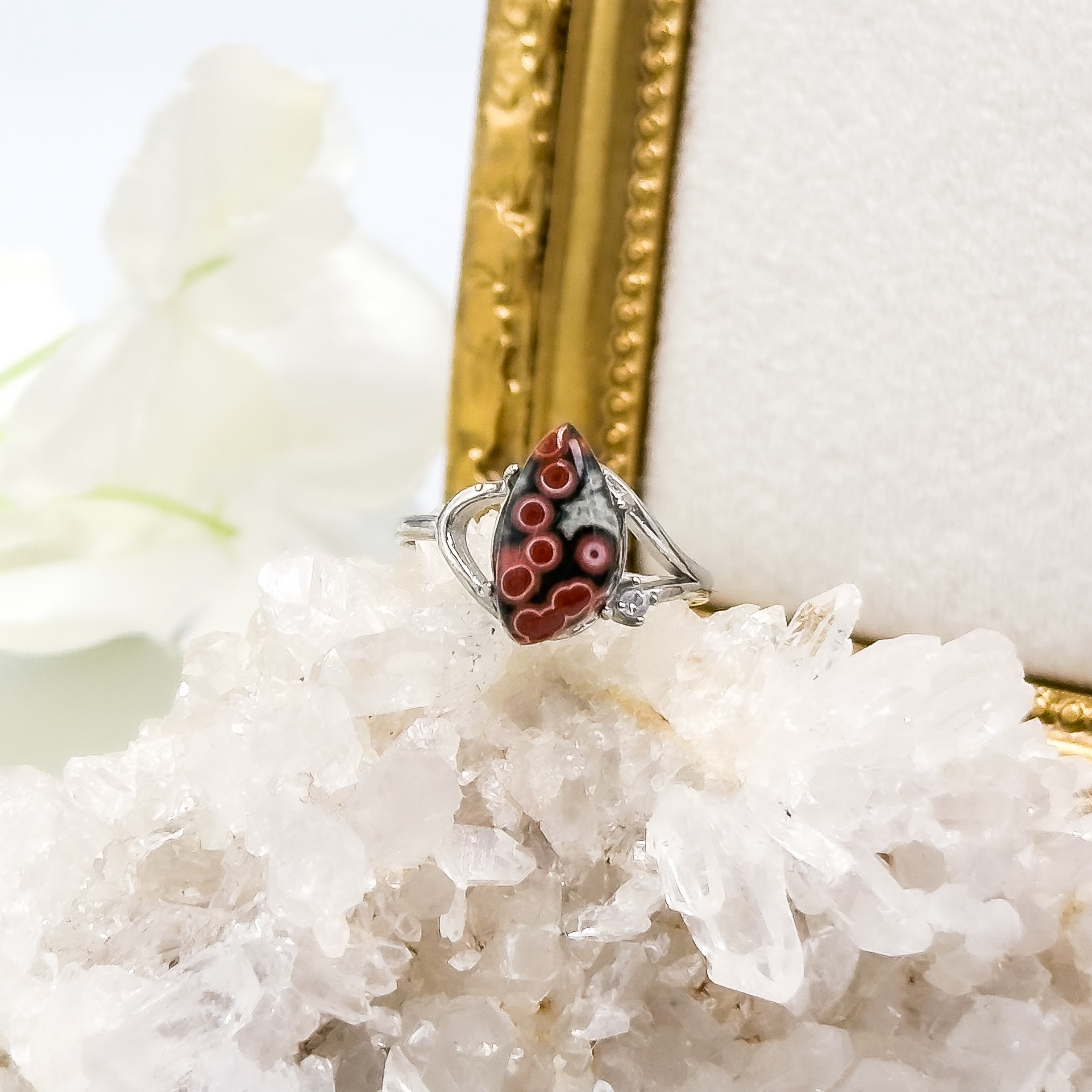 CRZtales Collectors Ocean Jasper Crystal Rings Part 1/5