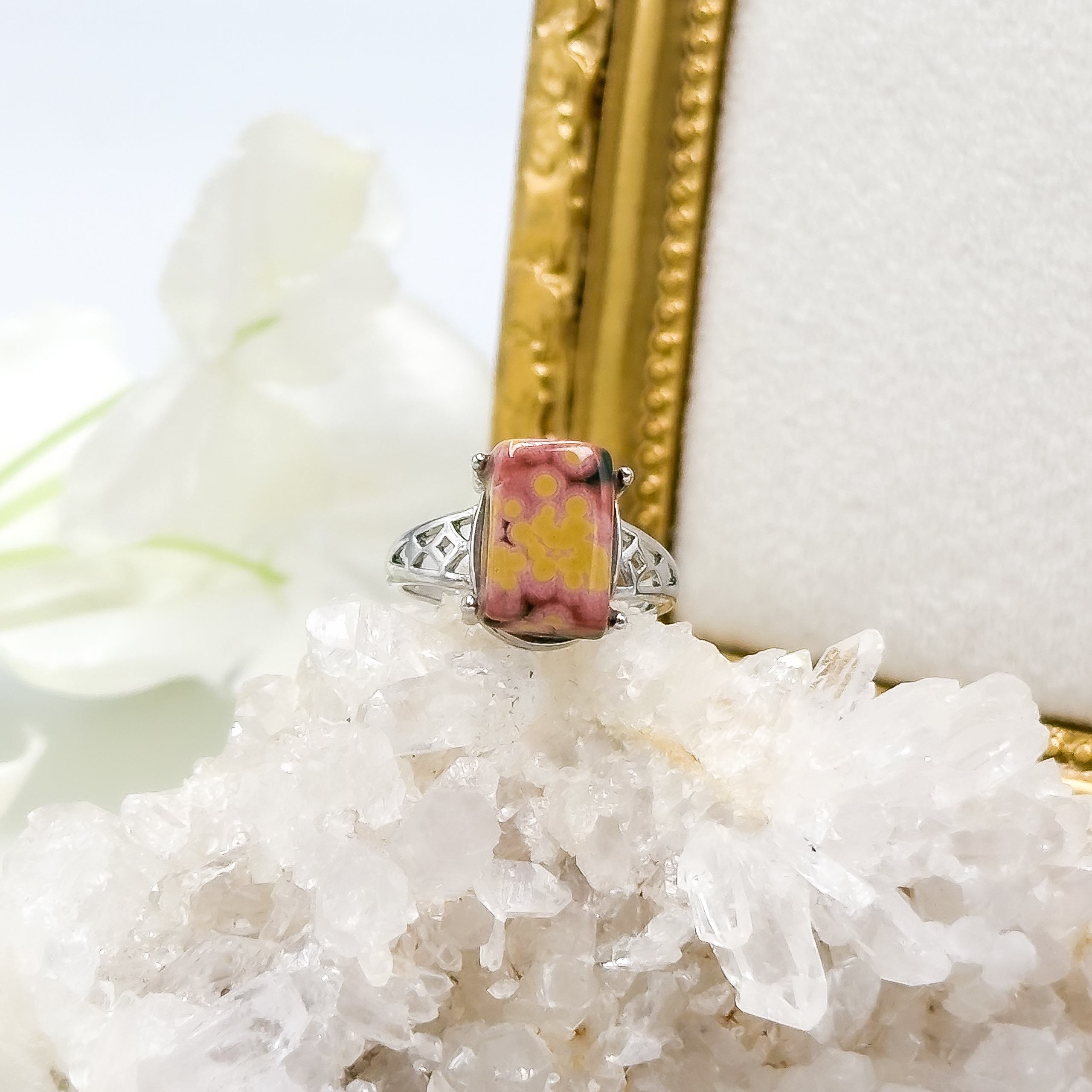 CRZtales Collectors Ocean Jasper Crystal Rings Part 5/5