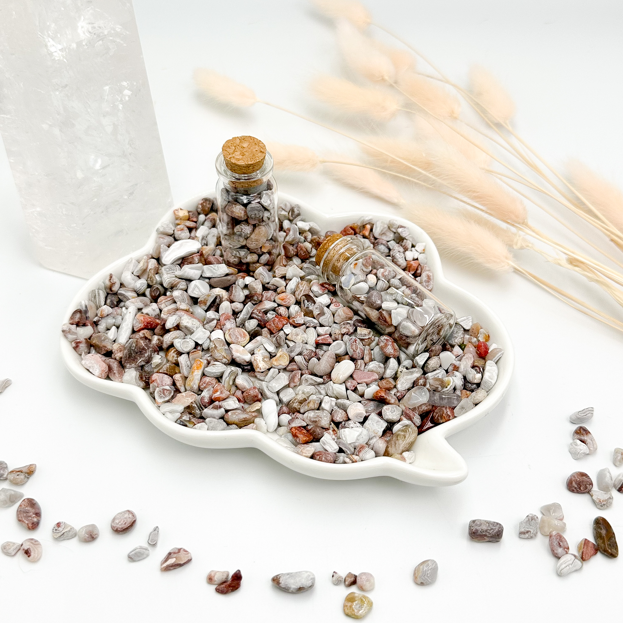 <<SG Seller>> CRZtales Assorted Crystal Chips Bottle Chips Crystal Stones Natural Crystal