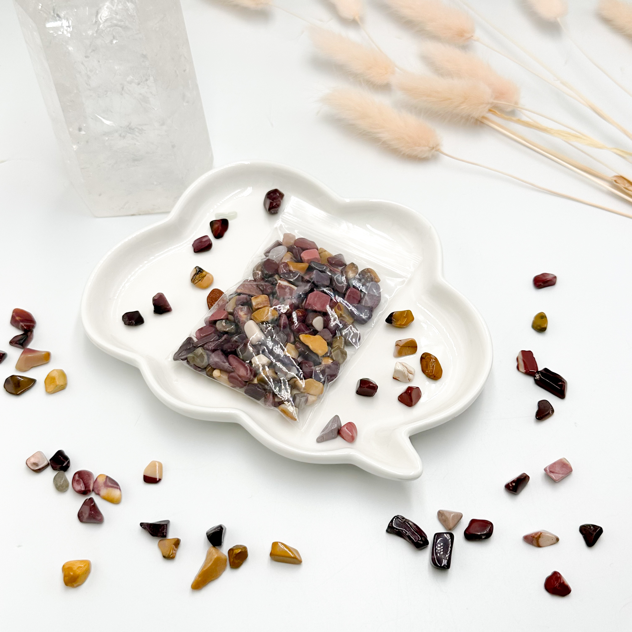 <<SG Seller>> CRZtales Assorted Crystal Chips Packet Chips Crystal Stones Natural Crystal | Mix & Match