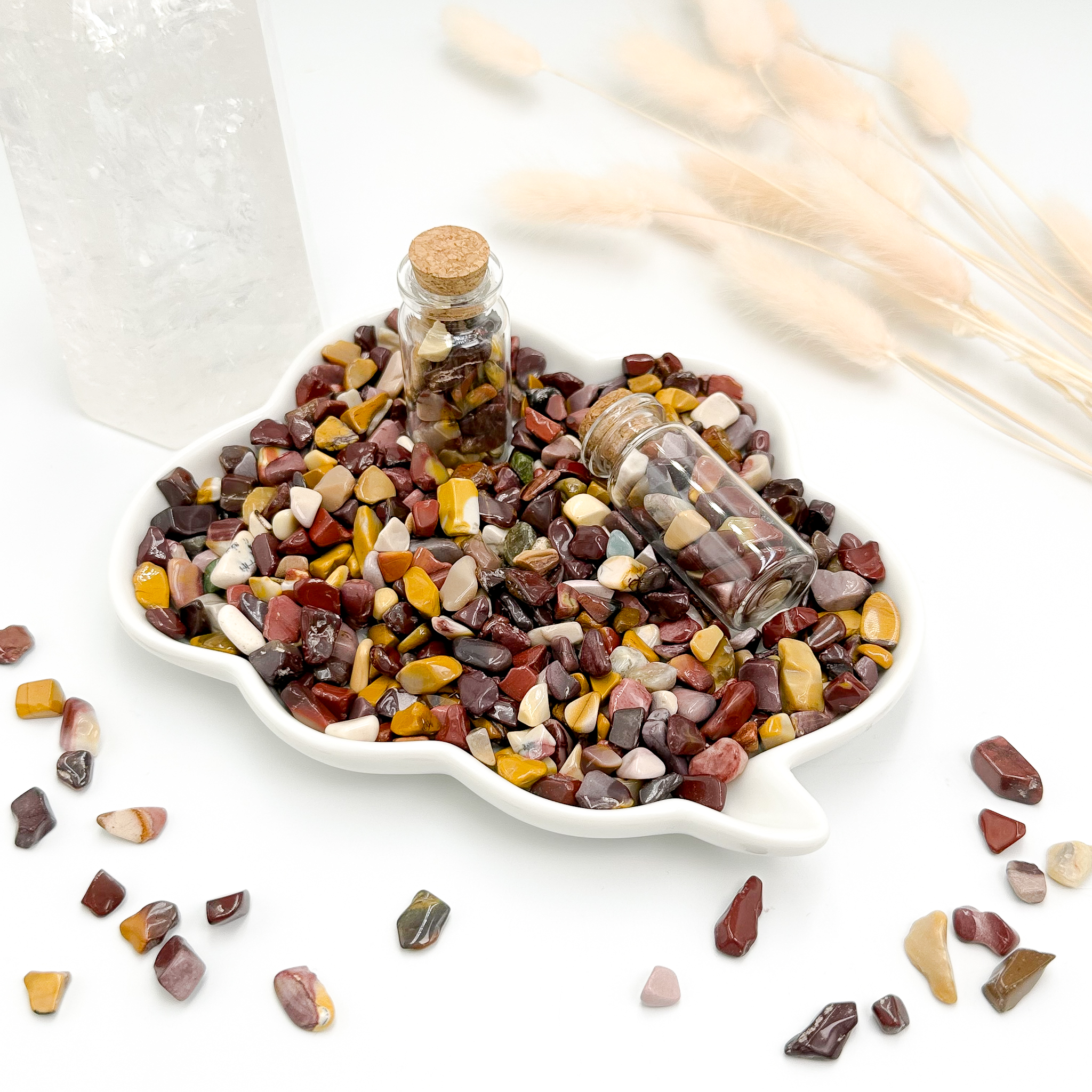 <<SG Seller>> CRZtales Assorted Crystal Chips Bottle Chips Crystal Stones Natural Crystal