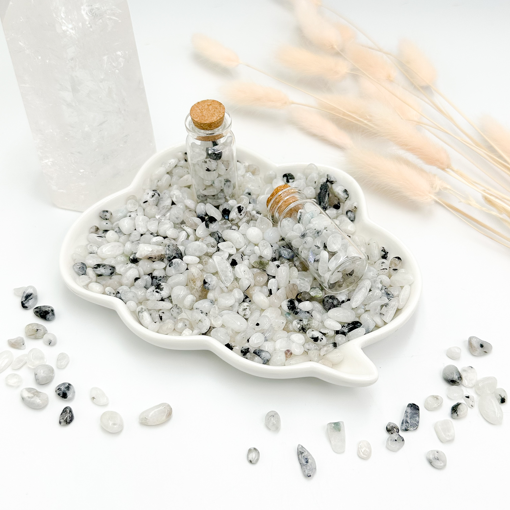 <<SG Seller>> CRZtales Assorted Crystal Chips Bottle Chips Crystal Stones Natural Crystal