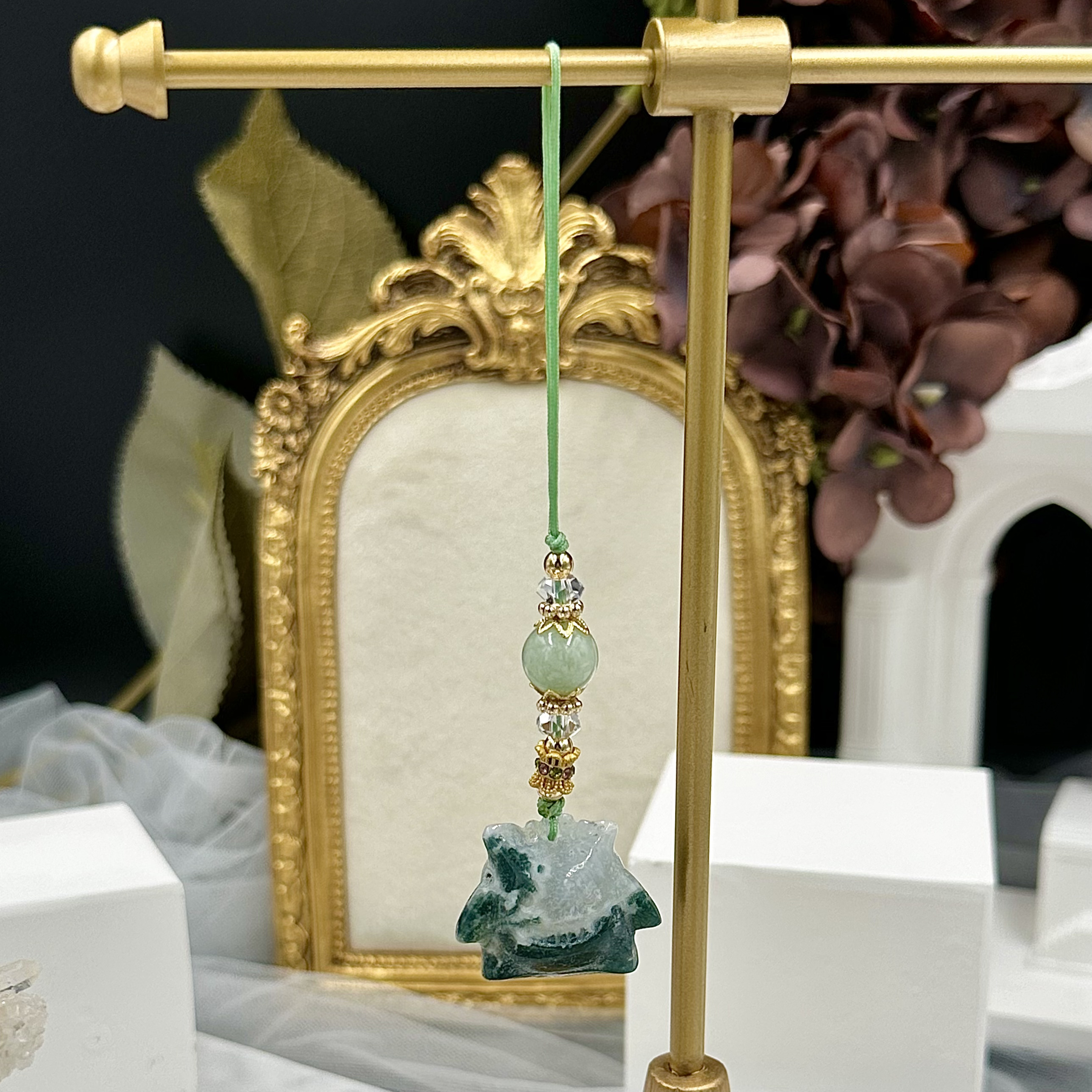 Moss Agate Gengar HP Strap