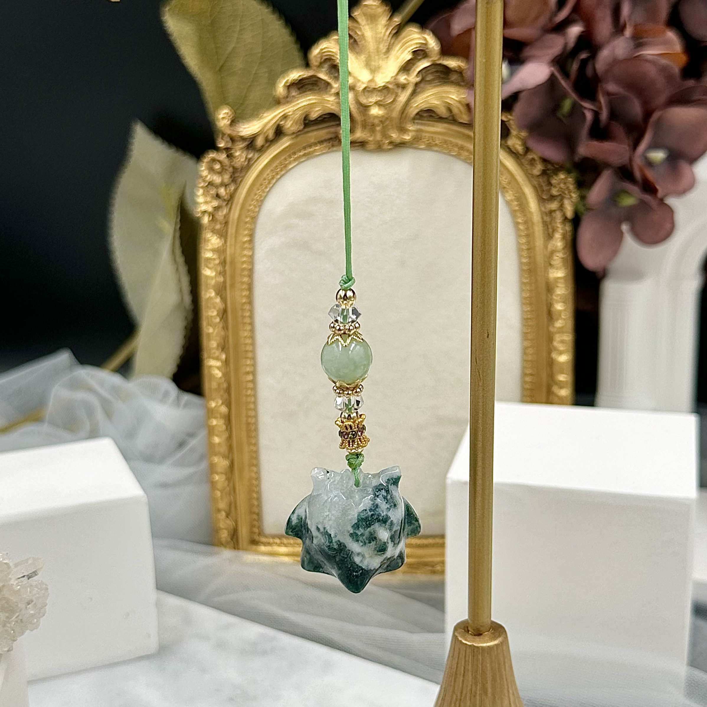 Moss Agate Gengar HP Strap