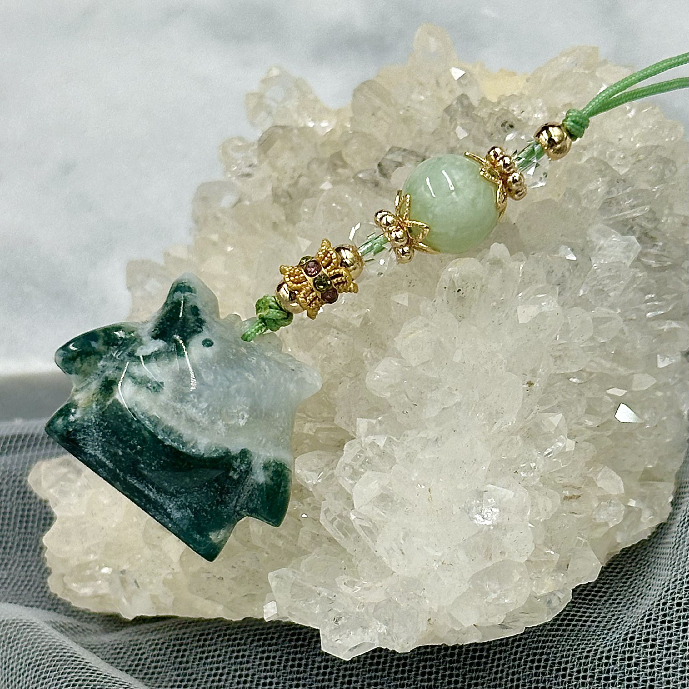 Moss Agate Gengar HP Strap