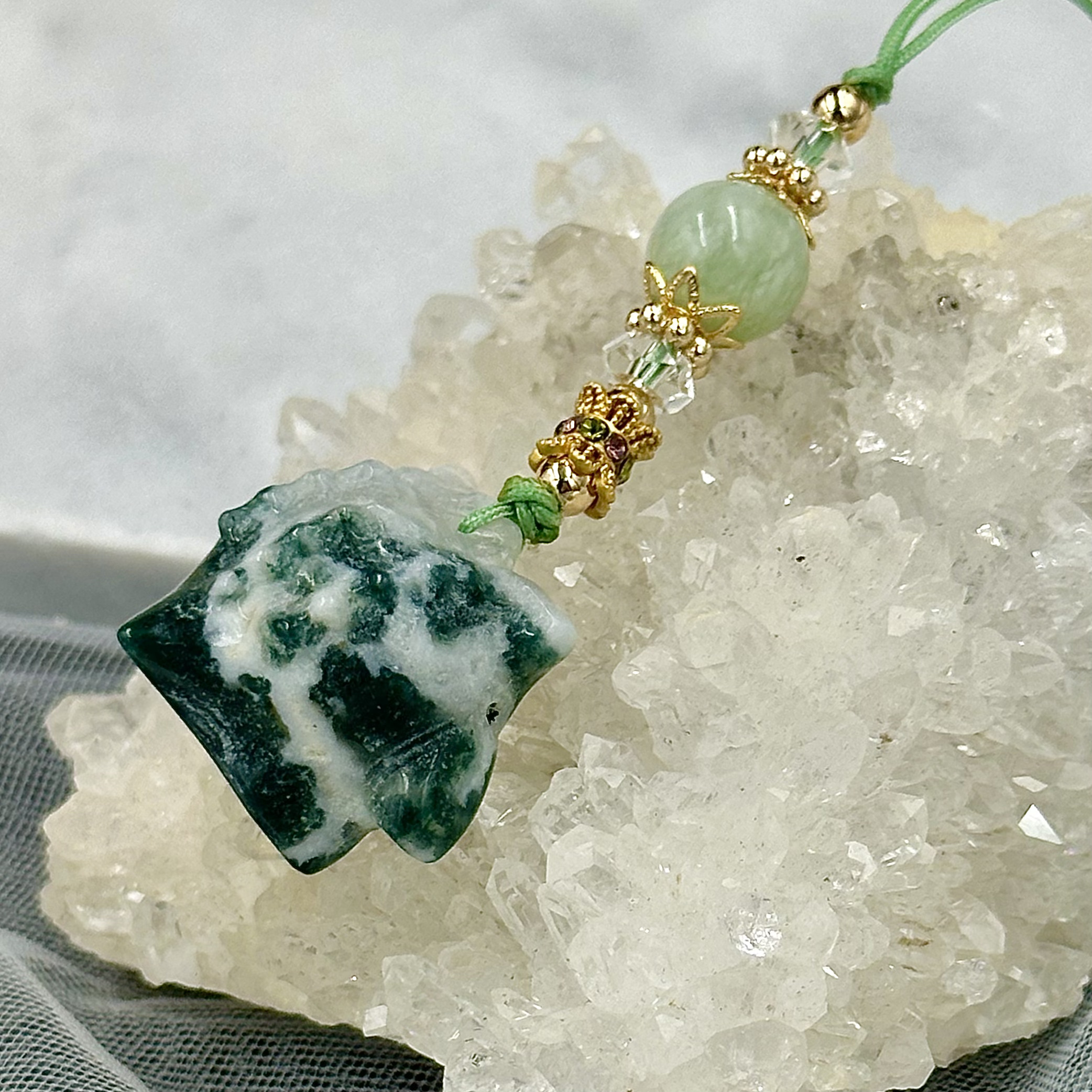 Moss Agate Gengar HP Strap