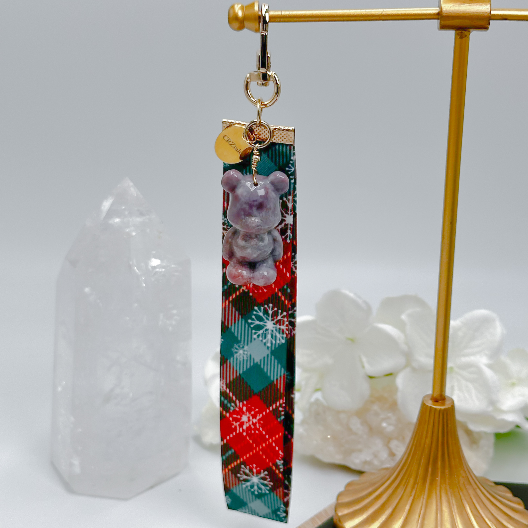<<SG Seller>> CRZtales Ocean Jasper Bear Brick Crystal Charms Christmas Theme Fabric Chain CRZFabChain #CRZFabChains