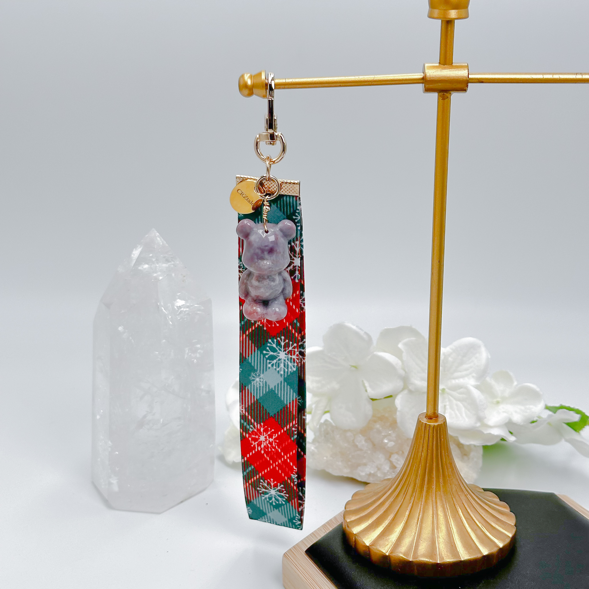 <<SG Seller>> CRZtales Ocean Jasper Bear Brick Crystal Charms Christmas Theme Fabric Chain CRZFabChain #CRZFabChains