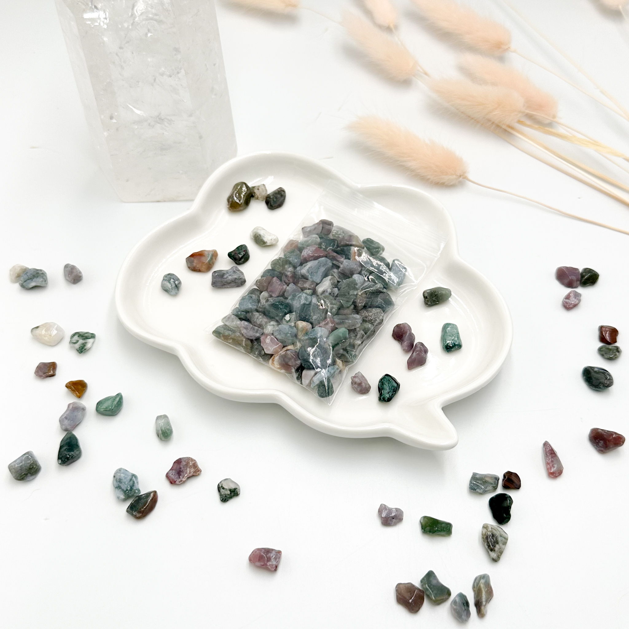 <<SG Seller>> CRZtales Assorted Crystal Chips Packet Chips Crystal Stones Natural Crystal | Mix & Match