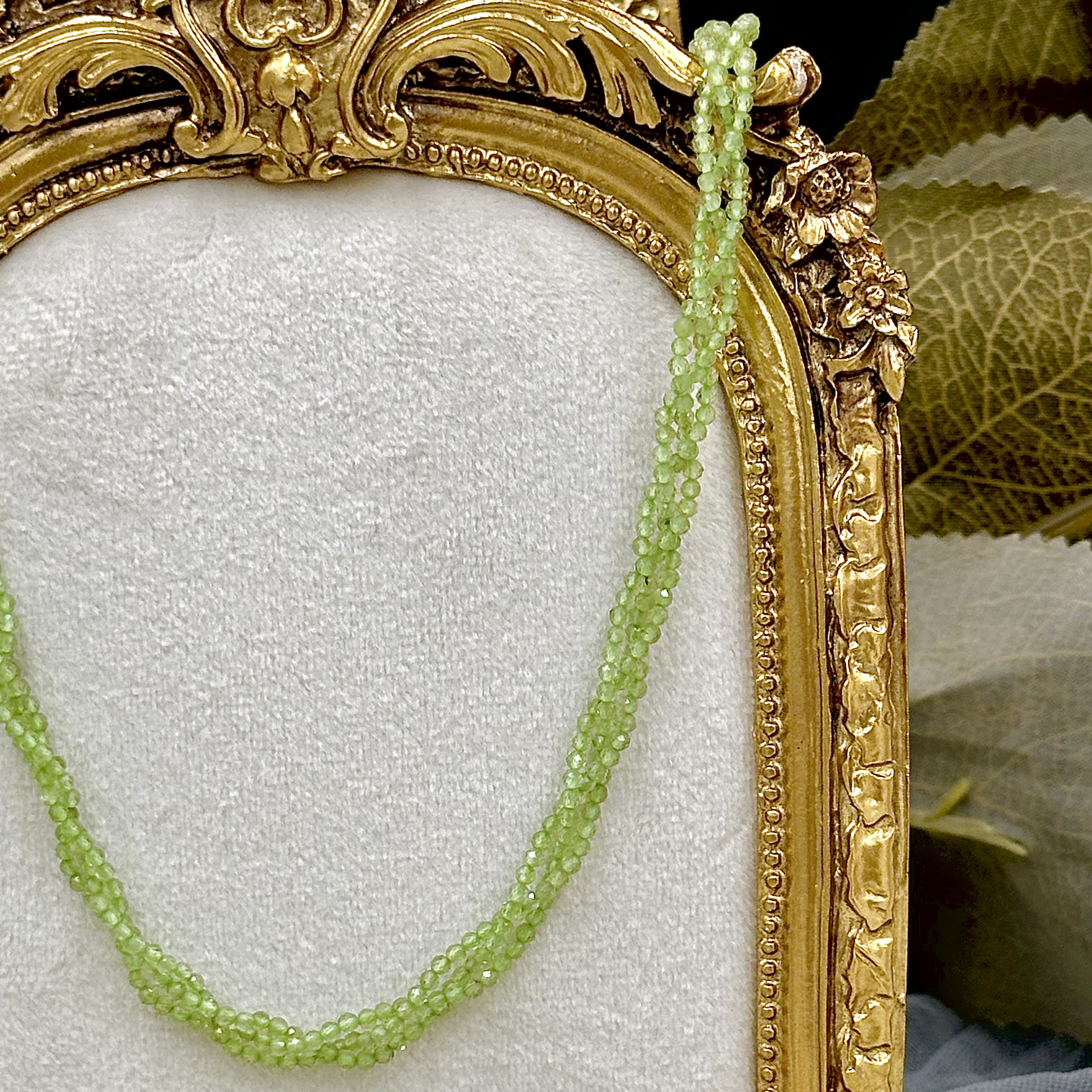 Peridot Beaded Necklace