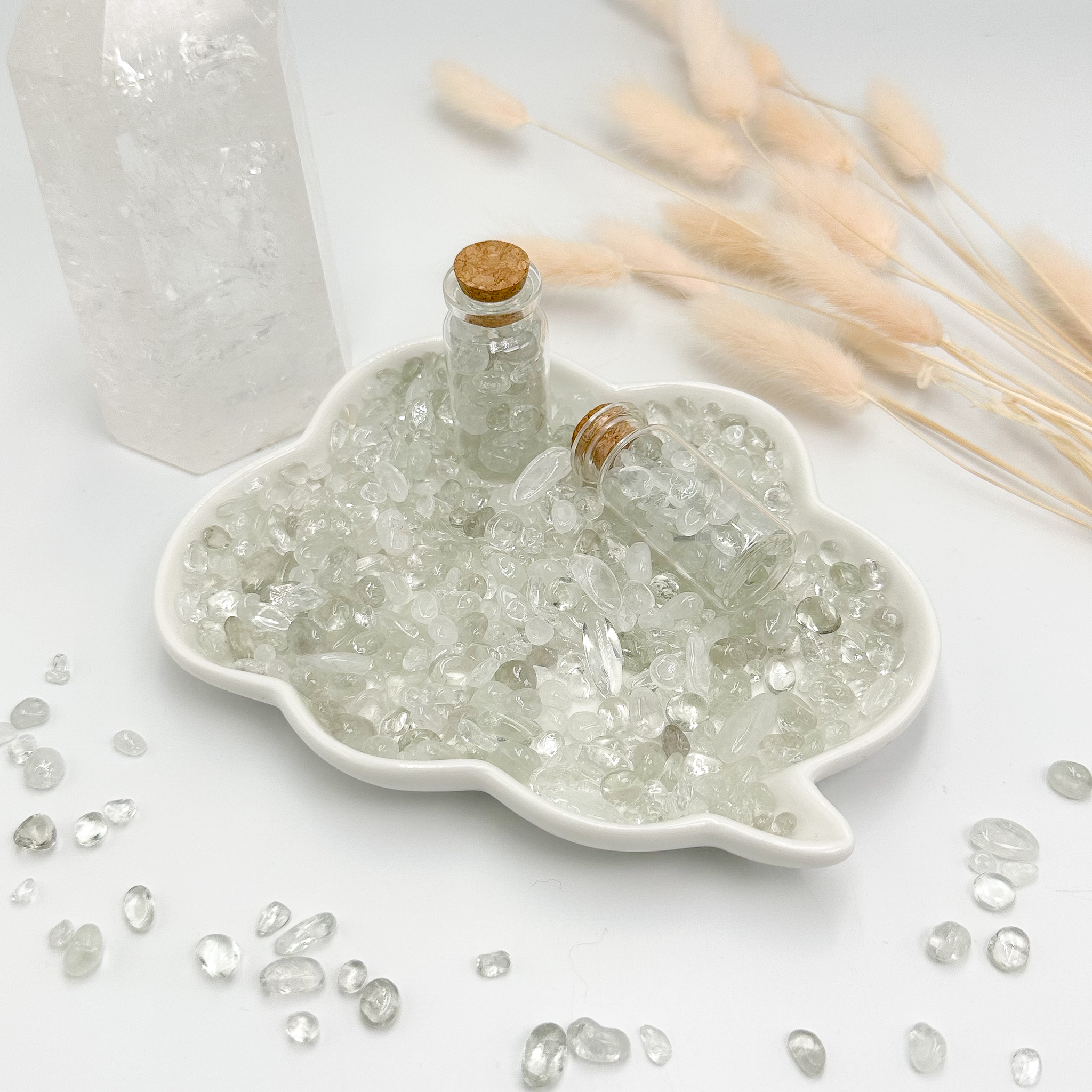 <<SG Seller>> CRZtales Assorted Crystal Chips Bottle Chips Crystal Stones Natural Crystal