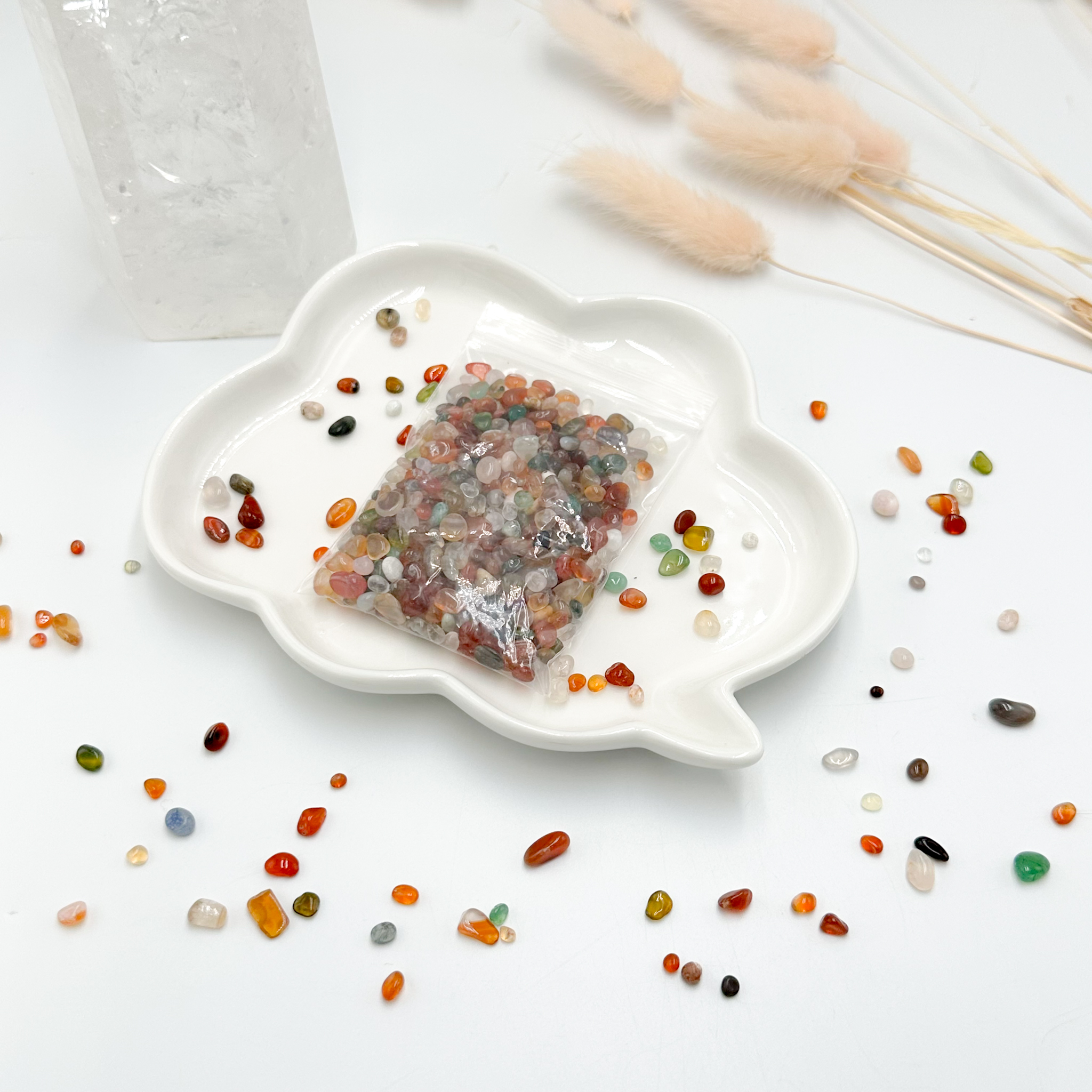 <<SG Seller>> CRZtales Assorted Crystal Chips Packet Chips Crystal Stones Natural Crystal | Mix & Match