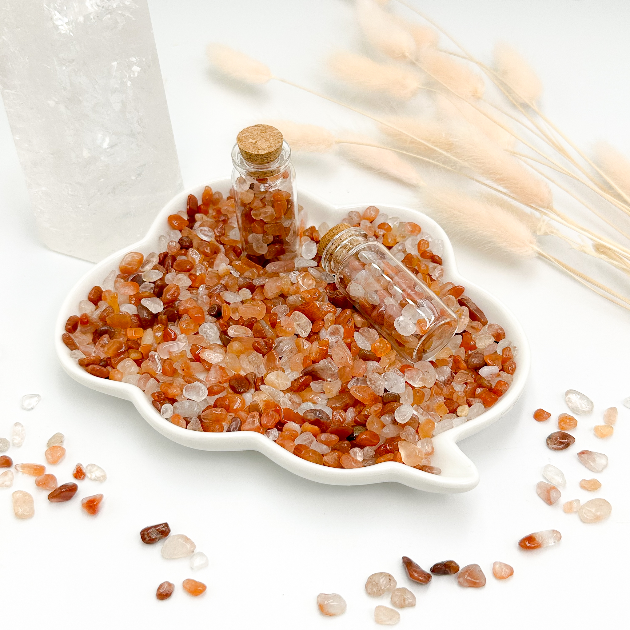 <<SG Seller>> CRZtales Assorted Crystal Chips Bottle Chips Crystal Stones Natural Crystal