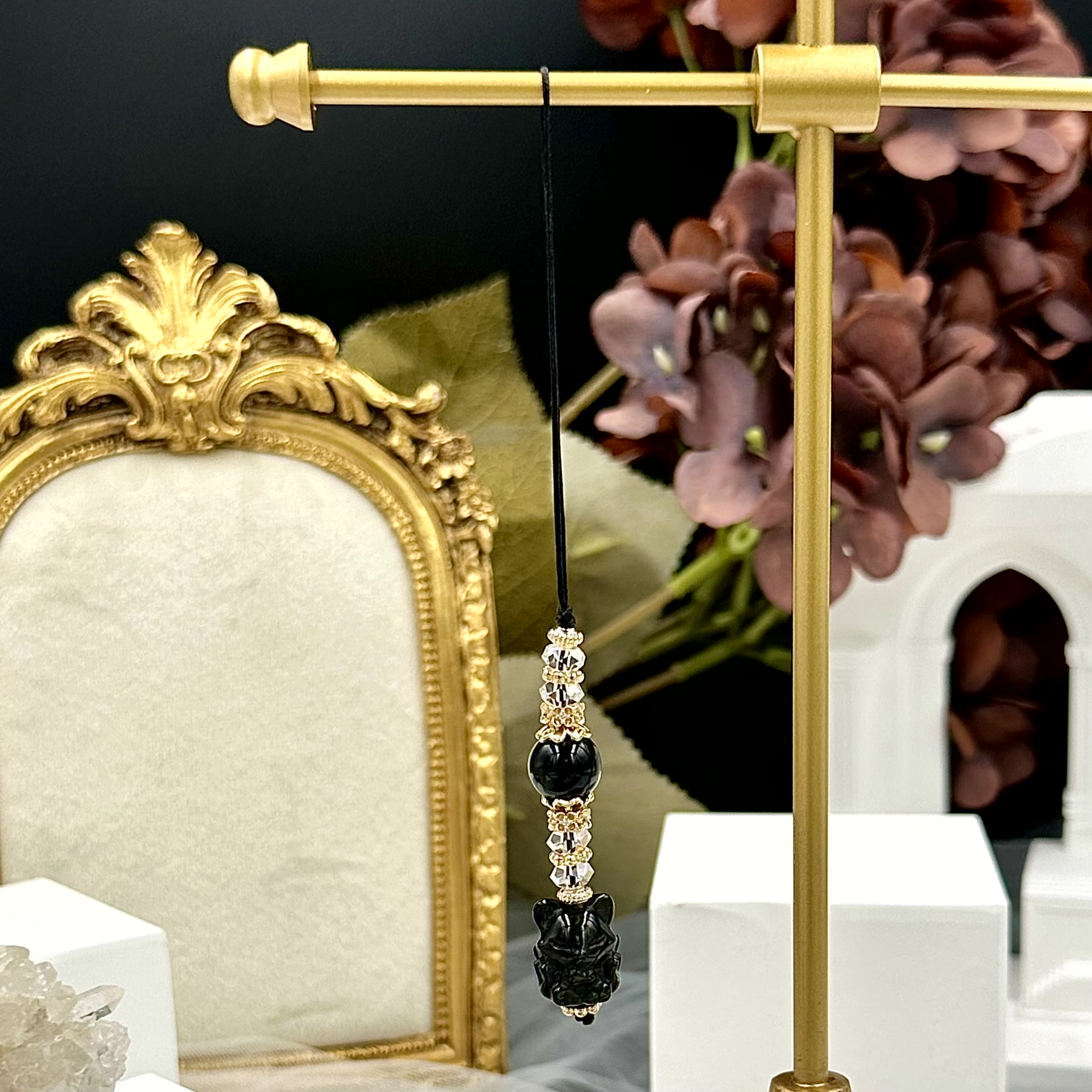 Silver Obsidian Nine Tail Fox HP Strap