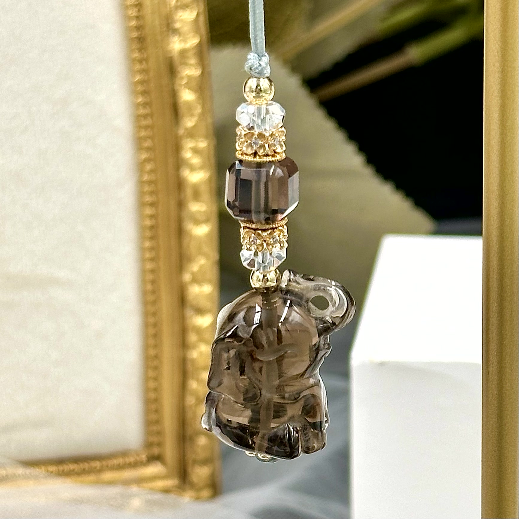 Smokey Quartz Elephant HP Strap