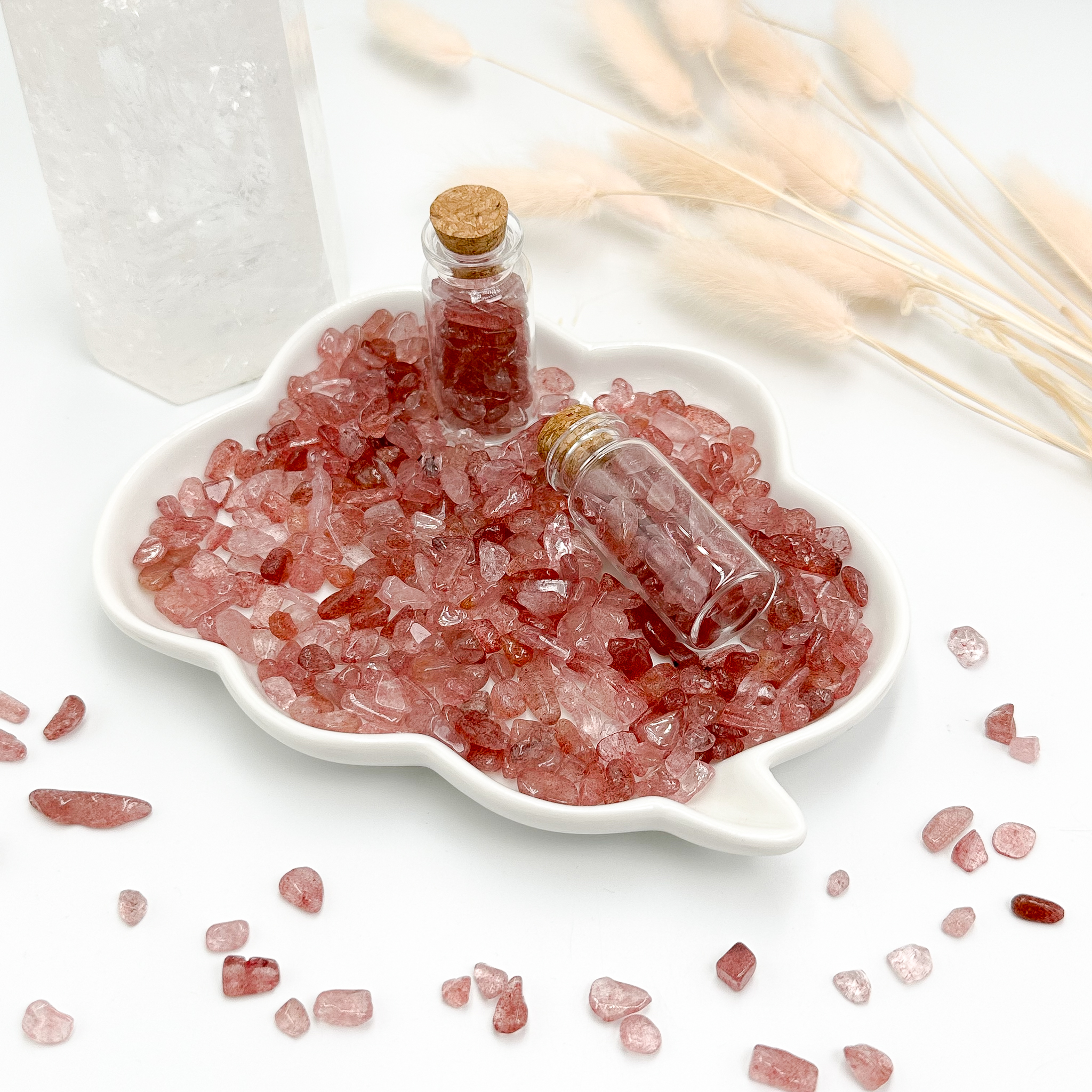 <<SG Seller>> CRZtales Assorted Crystal Chips Bottle Chips Crystal Stones Natural Crystal