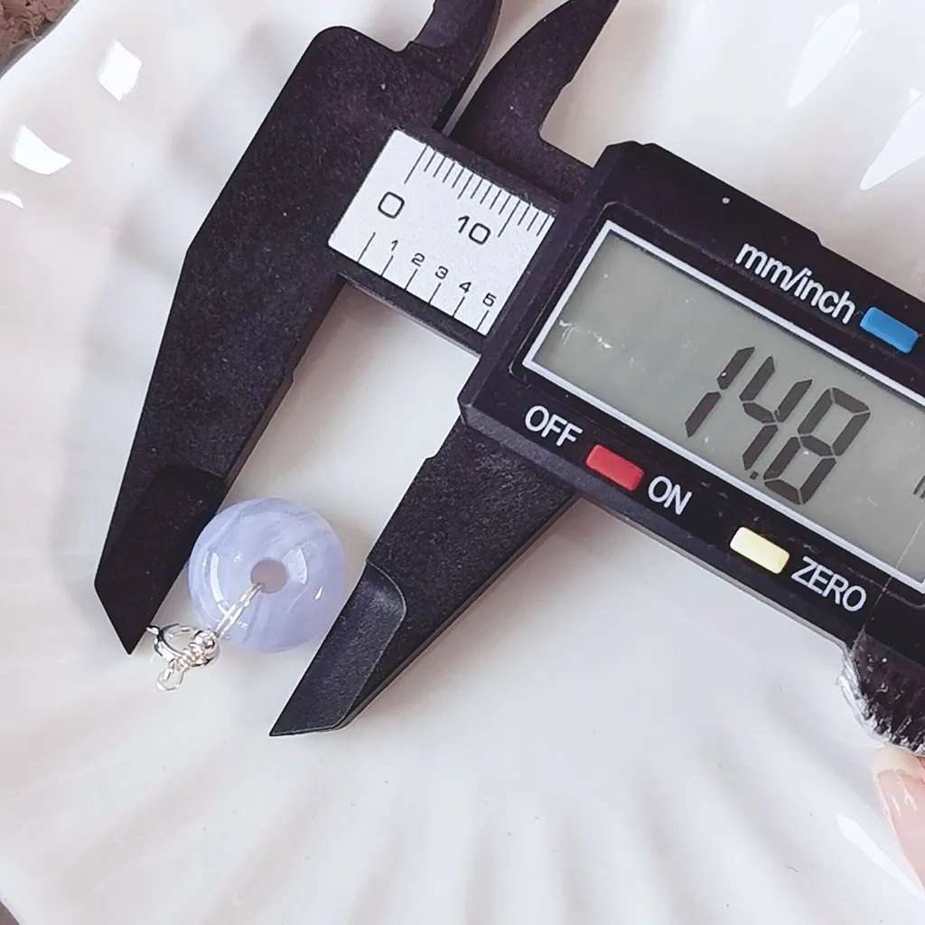 <<SG Seller>> CRZtales Blue Lace Agate Charmie #CRZcharmie