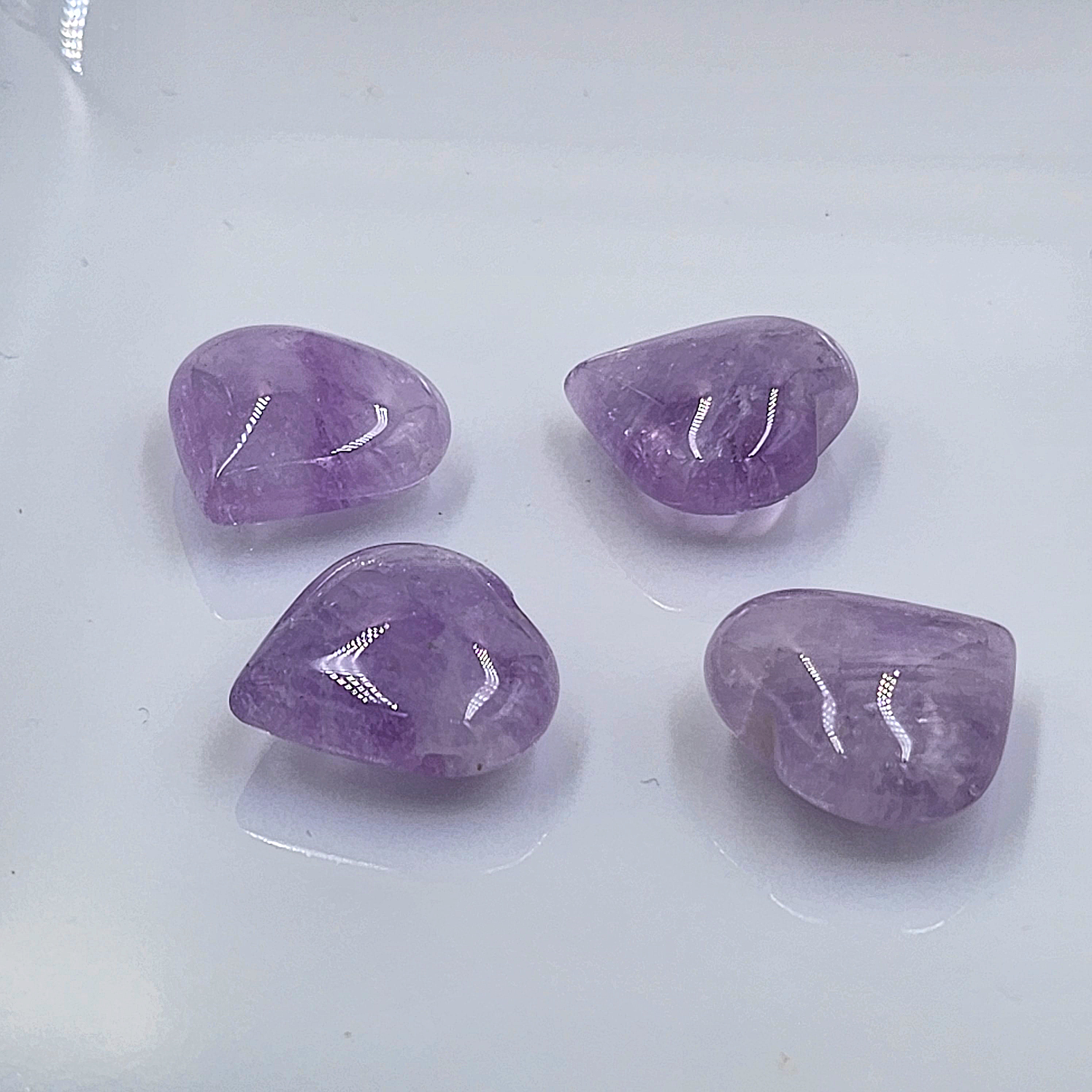 Amethyst Heart DIY