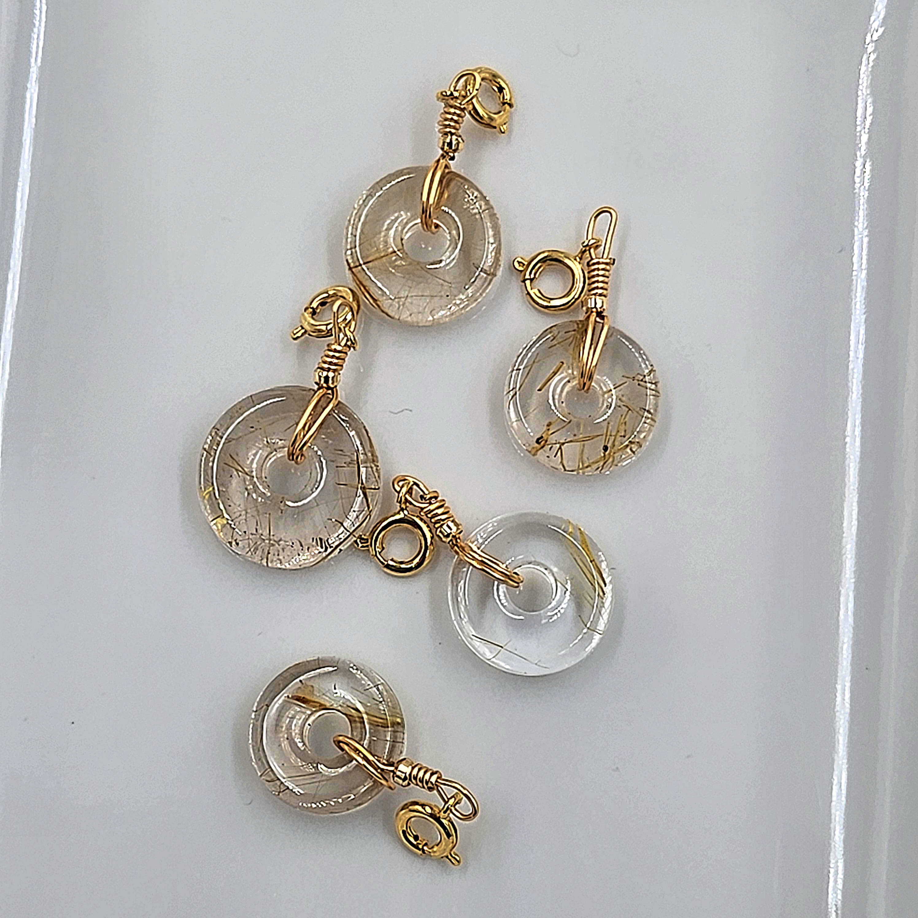 Gold Rutile Donut (Large)