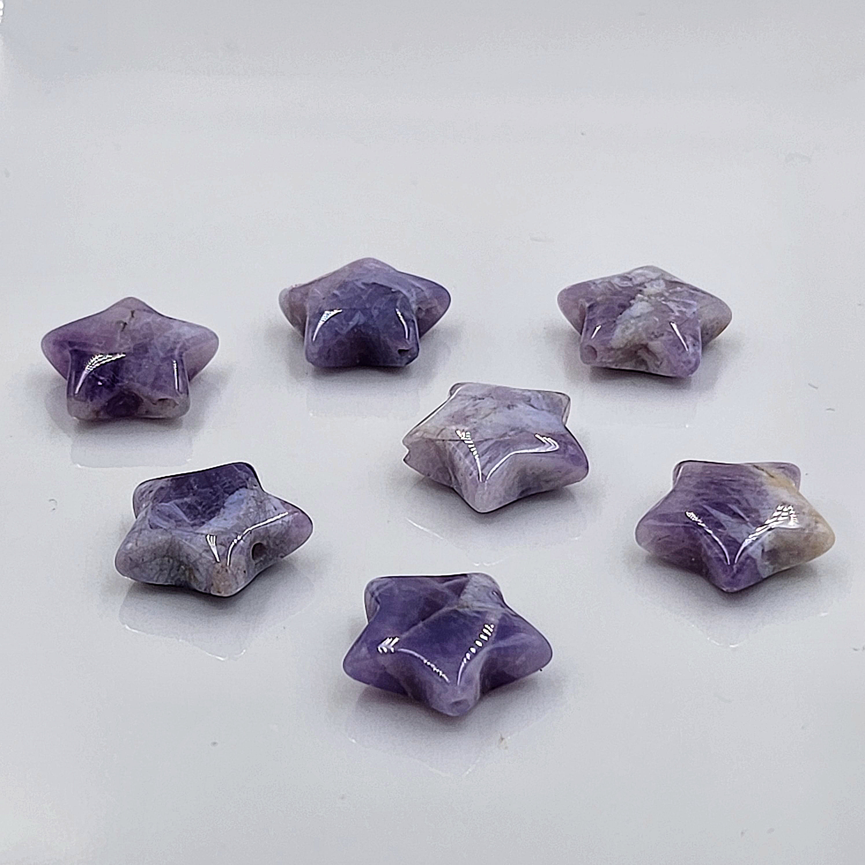 Milk Froth Amethyst Star DIY