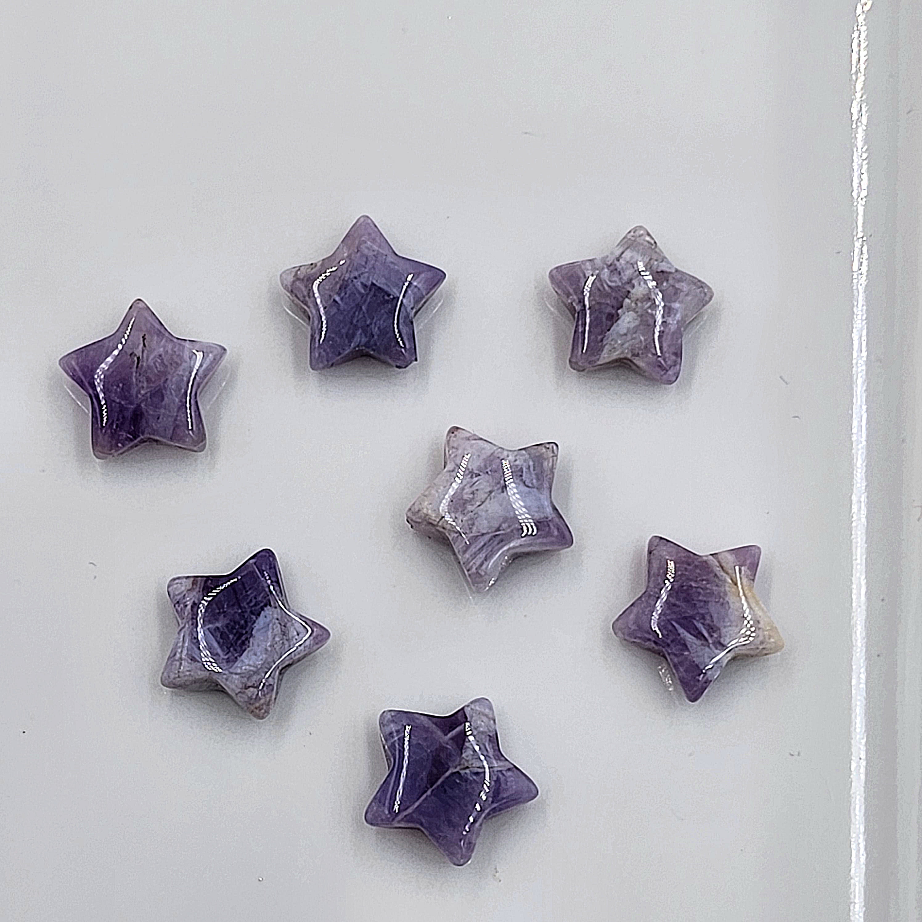 Milk Froth Amethyst Star DIY