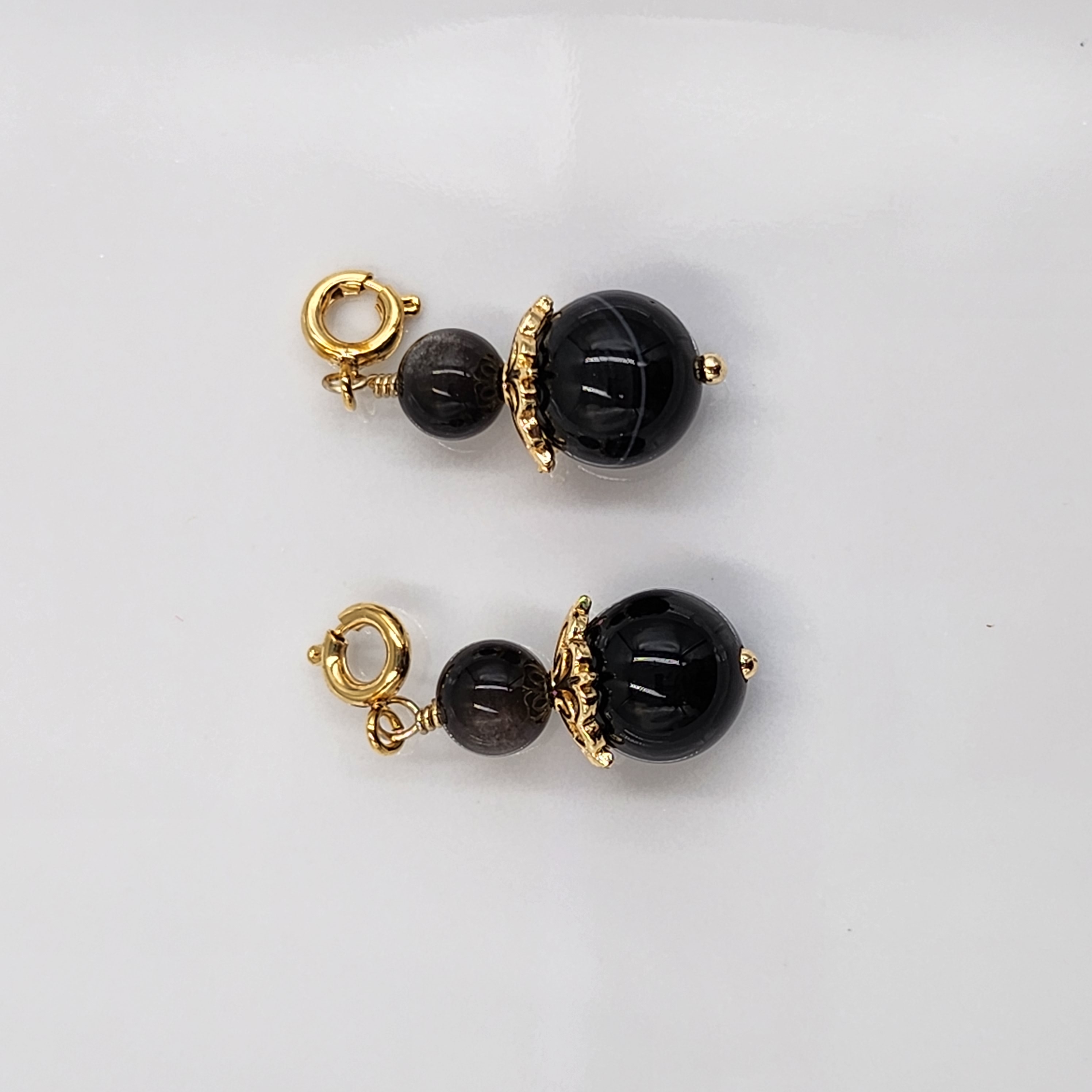Silver Obsidian + Agate CRZsnowgie