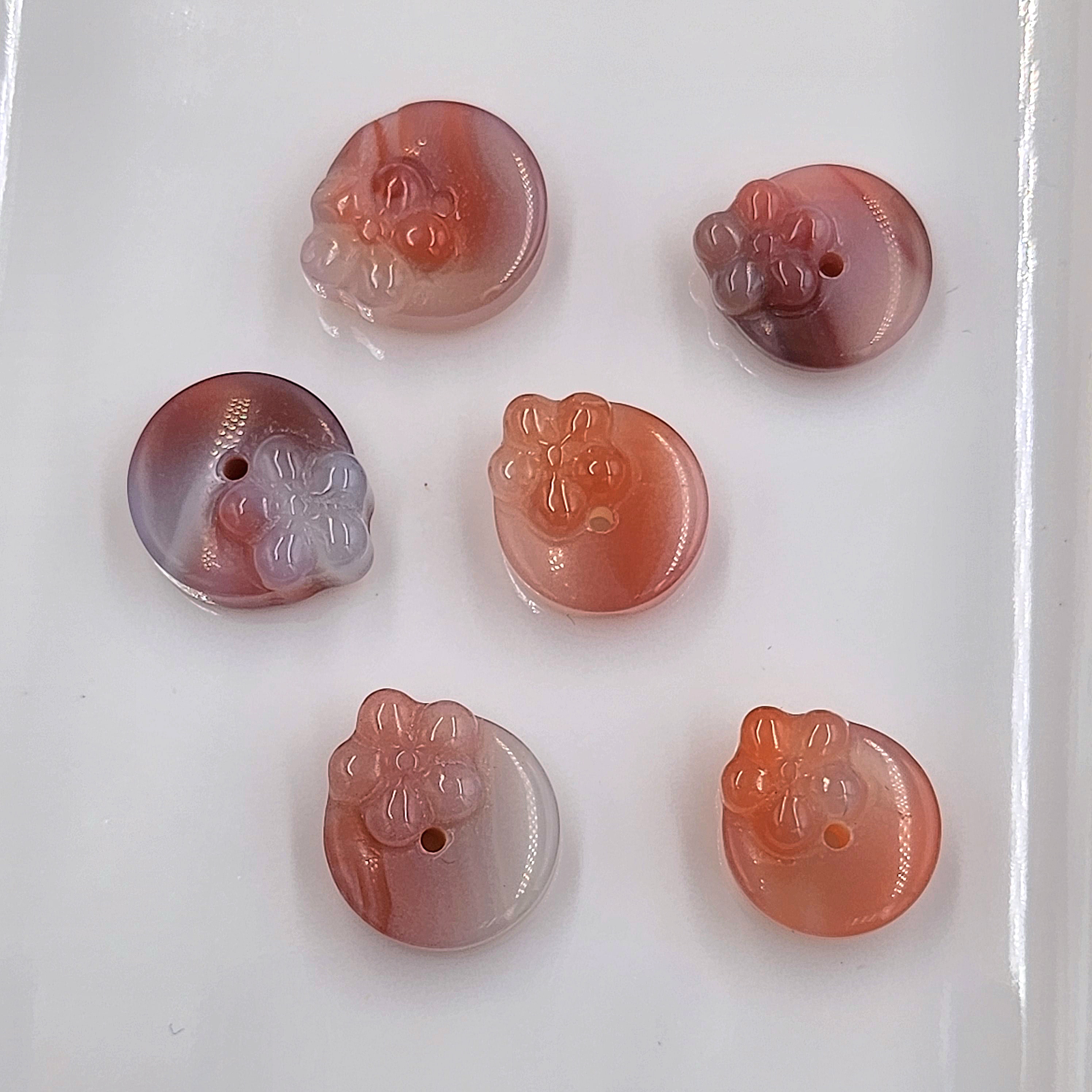 Yan Yuan Agate Flower Donut DIY