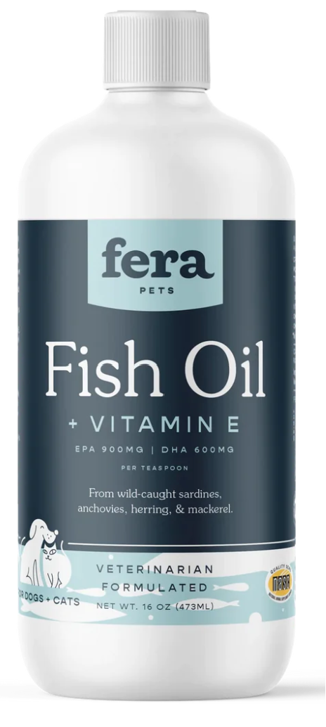 Fera Pet Organics Fish Oil for Small Dogs and Cats (8oz)