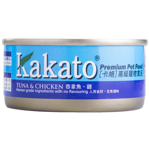 Kakato Tuna & Chicken Grain-Free Canned Cat & Dog Food (70g)