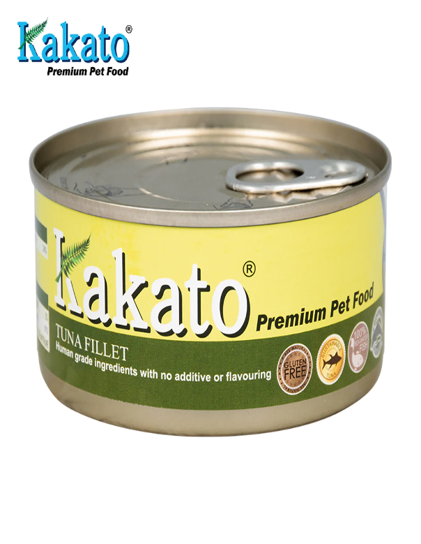 Kakato Tuna Fillet Grain-Free Canned Cat & Dog Food (70g)