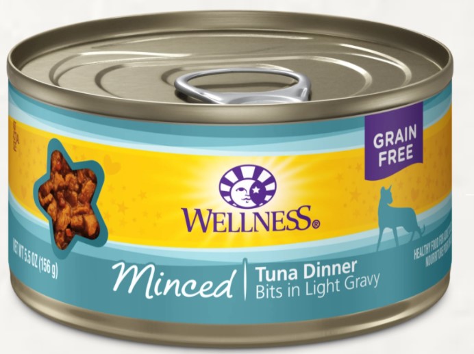 Wellness Cat Complete Health™ Minced Tuna Dinner Wet Food (5.5oz/24 cans)
