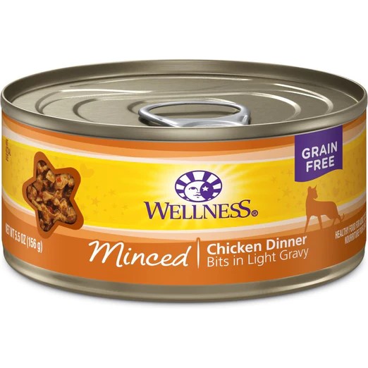 Wellness Cat Complete Health™ Minced Chicken Dinner Wet Food (5.5oz/24 cans)