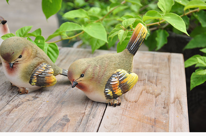 子供のための鳥の置物 - 鬱陶しく 庭の鳥の像,鳥の装飾