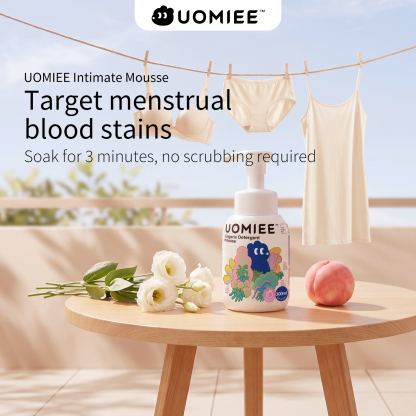  UOMIEE Lingerie Detergent Mousse Underwear Anti-bacterial Detergent Mousse Remove Stains Easy To Use 300ml