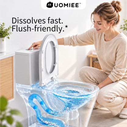 [Uomiee Toilet Paper 32 Rolls ,WholeCarton 4 Ply Ultra Soft Bathroom TissueSensitive Skin Family Bulk Value Pac