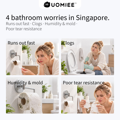 [Uomiee Toilet Paper 32 Rolls ,WholeCarton 4 Ply Ultra Soft Bathroom TissueSensitive Skin Family Bulk Value Pac