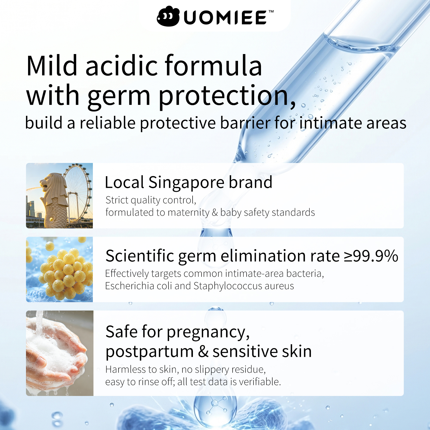  UOMIEE Lingerie Detergent Mousse Underwear Anti-bacterial Detergent Mousse Remove Stains Easy To Use 300ml