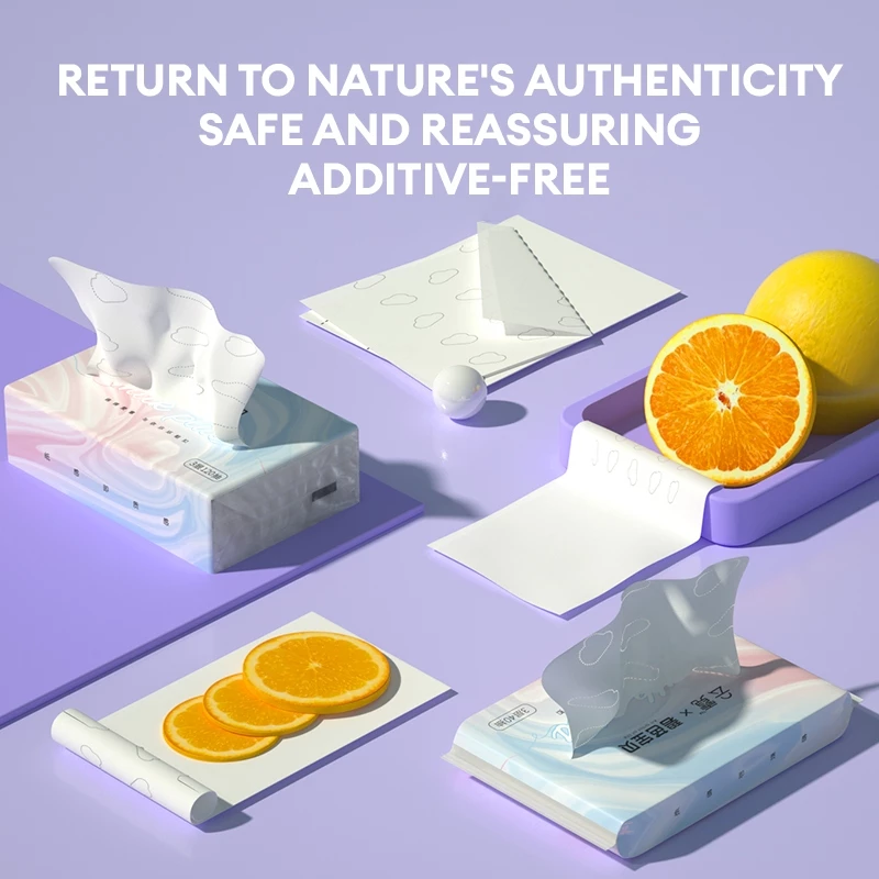 BIBA BEBE Milk + Soft Moisturizing Tissue Soft Pack skin friendly 120s/pack 3packs/bunlde