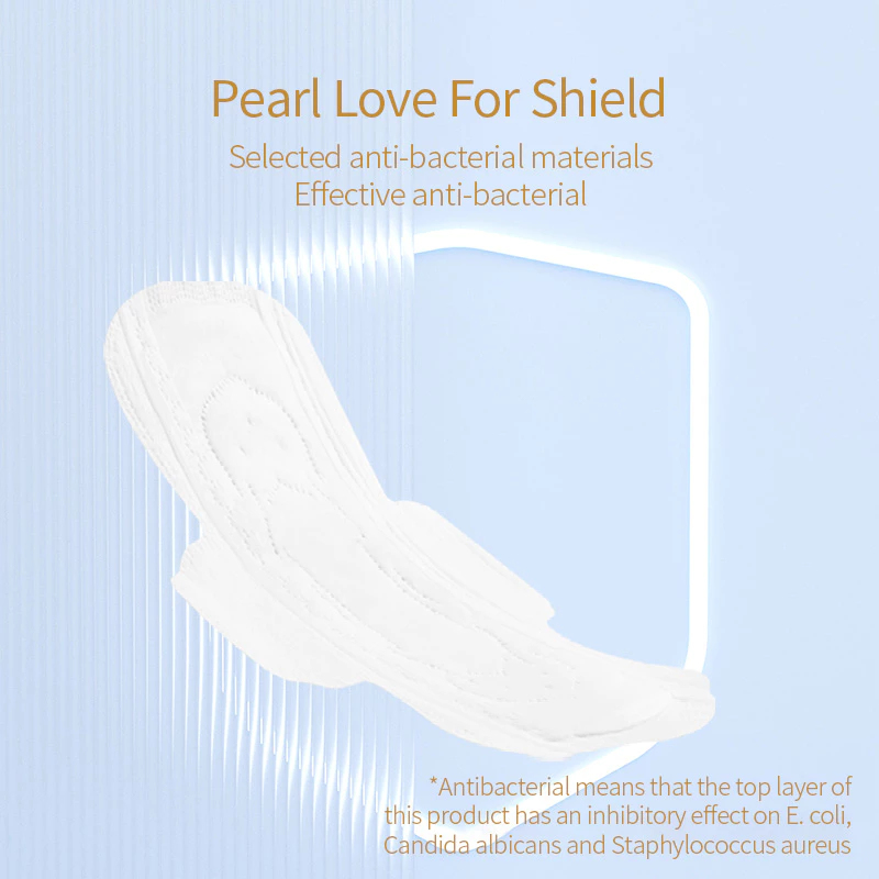 Biba Bebe LUNA Pearl Love Series Day/Night Use Sanitary Napkins Pads Female Care 3 Packs