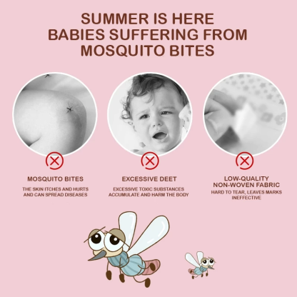 NOCE Plant essential oil Patches anti-mosquito artifact Safe Mosquito Repellent efficient outdoor portable 24pcs