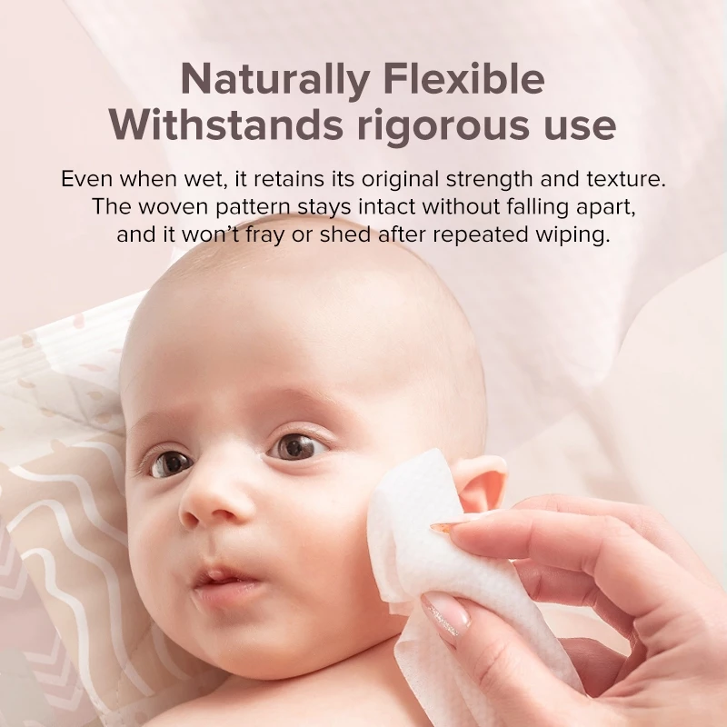 [Hot Sale] Enternal Summer Baby Soft Towels for Hands and Mouths, Thickened, Wet and Dry Use 80s,150mm*200mm