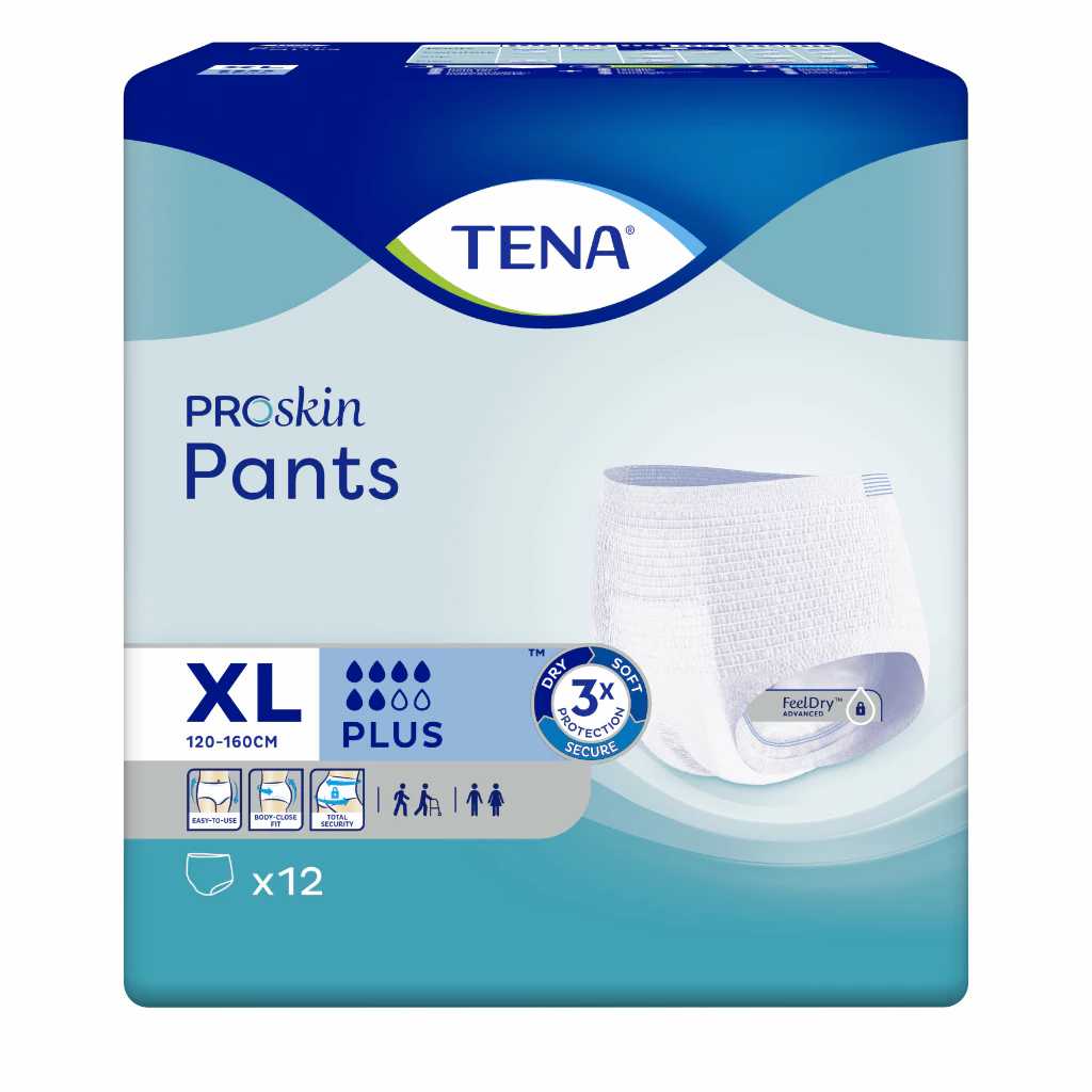 [Carton Deal] TENA Adult Diaper Proskin Slip Plus Pants (M/L/XL/XXL)
