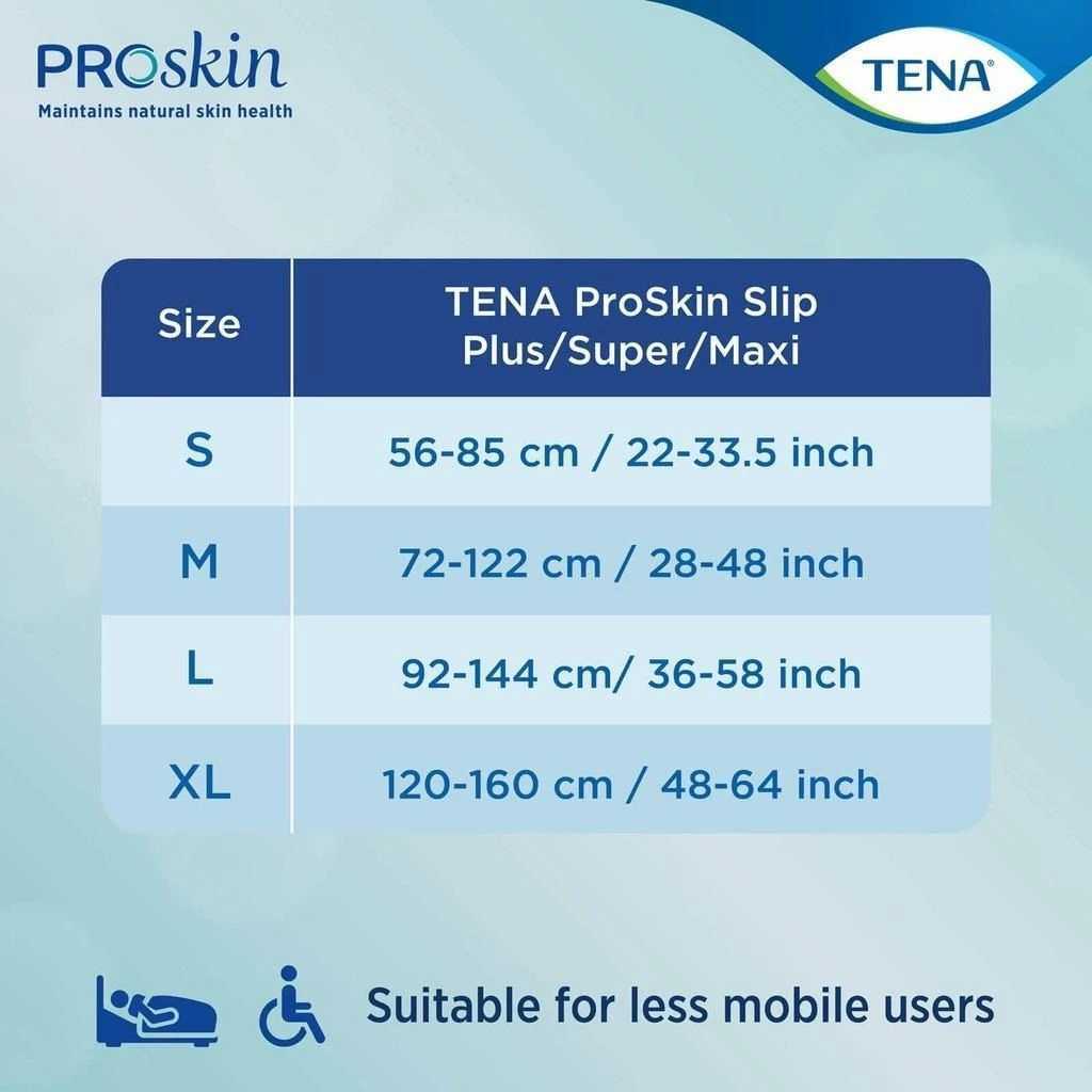 [Carton Deal] TENA Adult Diaper Proskin Slip Plus Pants (M/L/XL/XXL)