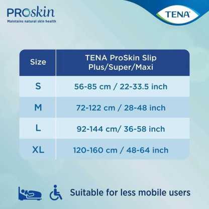 [Carton Deal] TENA Adult Diaper Proskin Slip Plus Pants (M/L/XL/XXL)