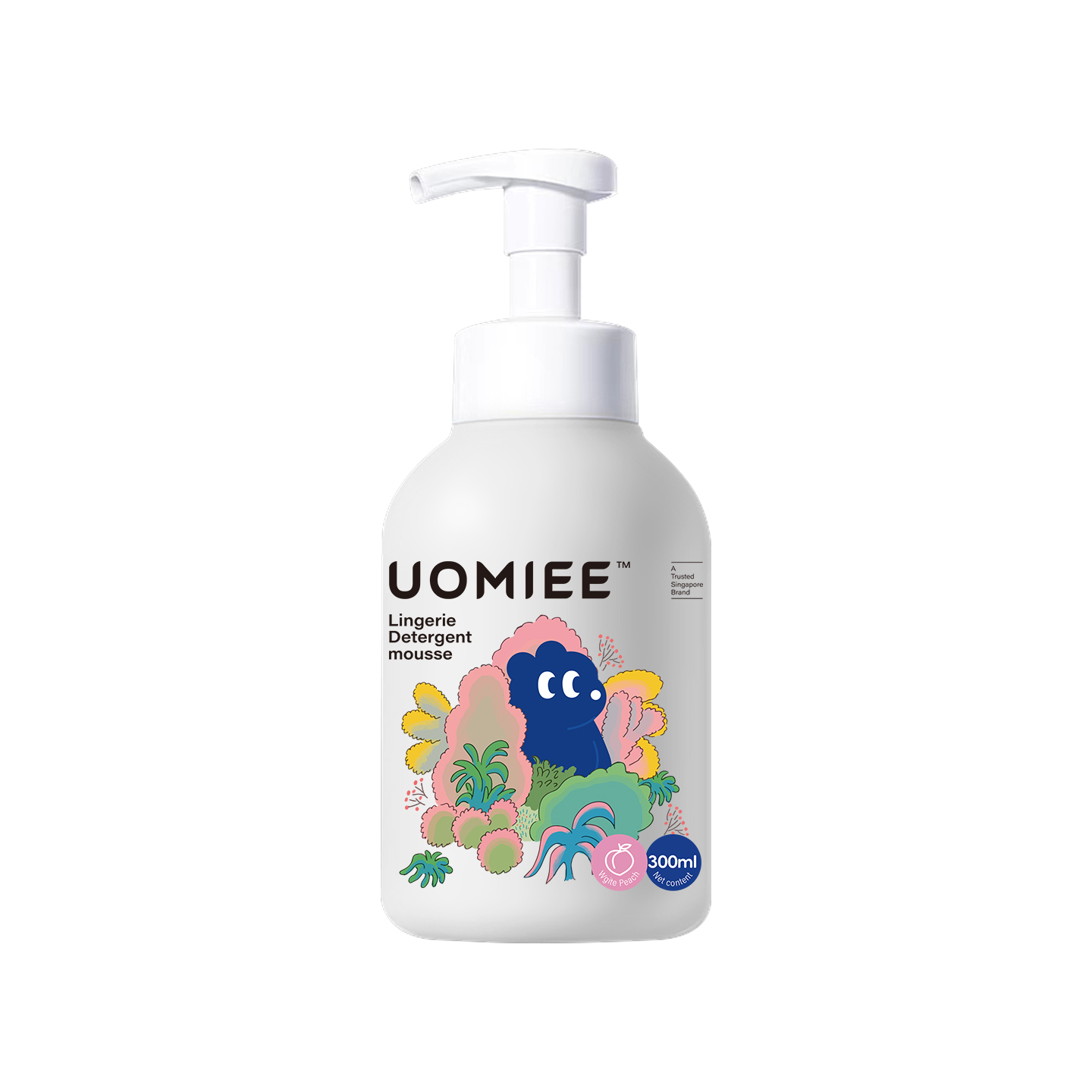  UOMIEE Lingerie Detergent Mousse Underwear Anti-bacterial Detergent Mousse Remove Stains Easy To Use 300ml