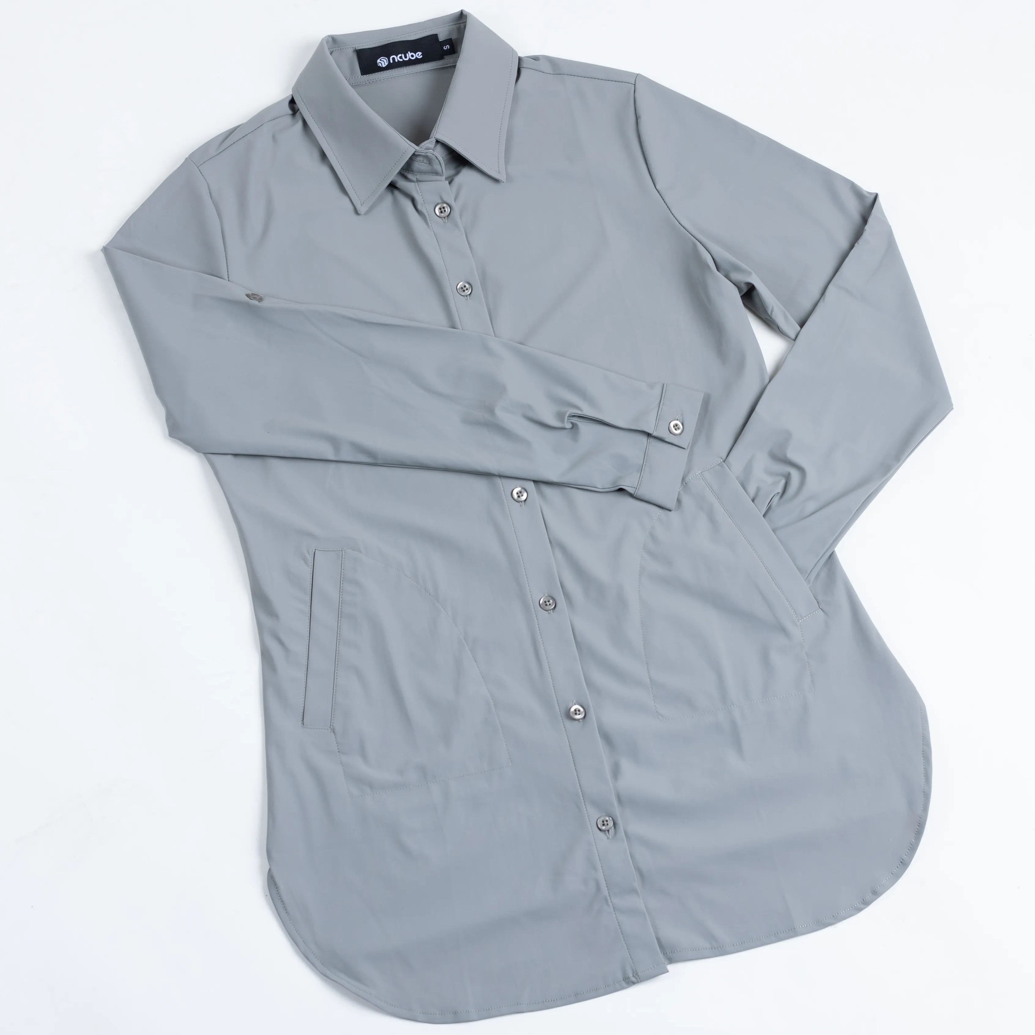 Kanpeki かんぺき Women Slim Fit Dress Shirt